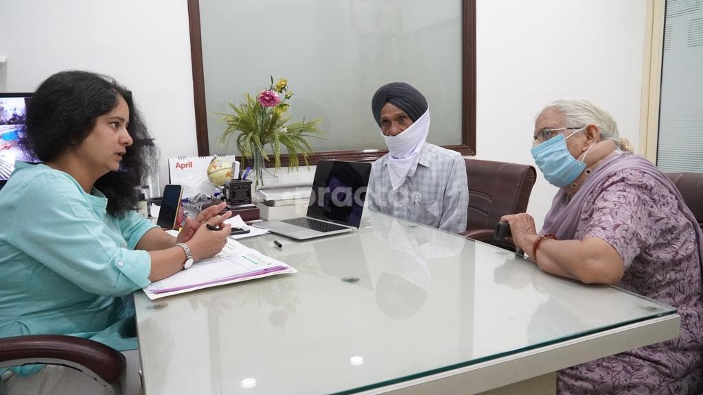 Consultation Room at Dr. Sharda Ayurveda Model Town Ludhiana