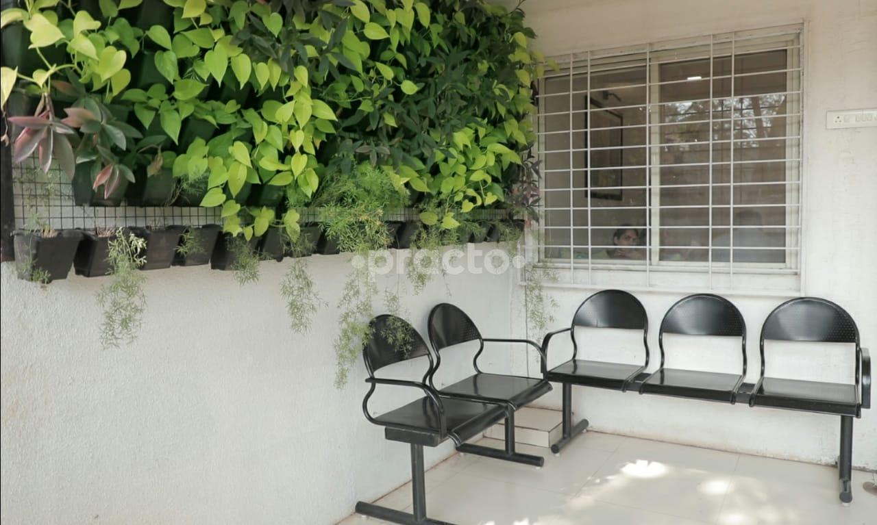 Waiting Area at Health and Smiles Multispeciality Clinic Moshi Pune