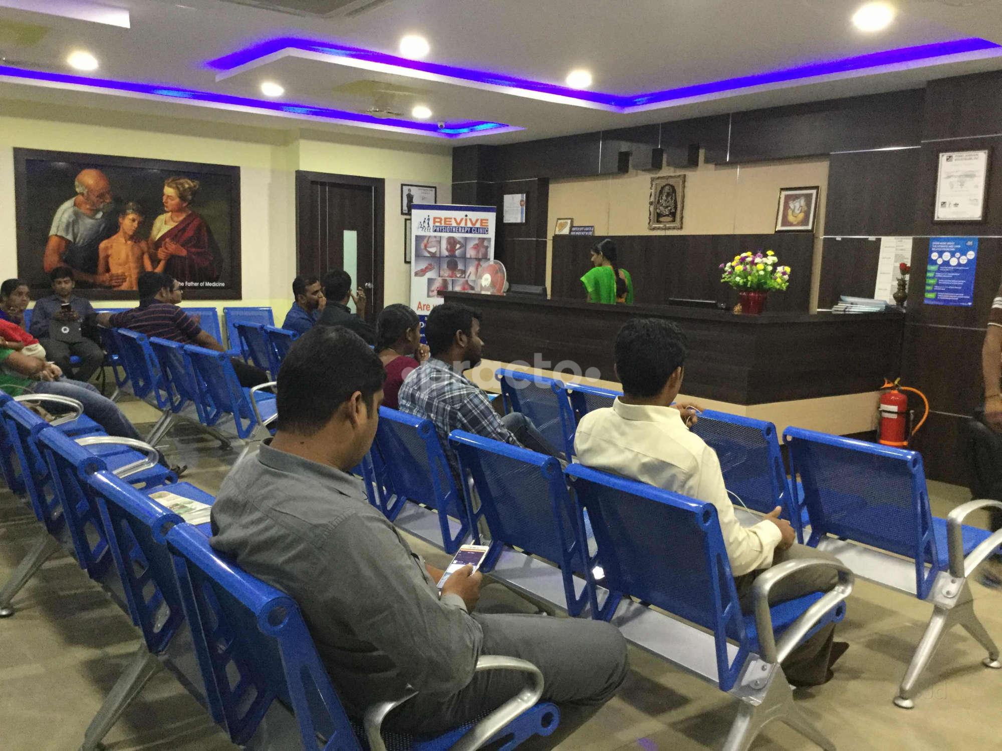 Waiting Area at Revive Physiotherapy & Rehabilitation Center KPHB Hyderabad