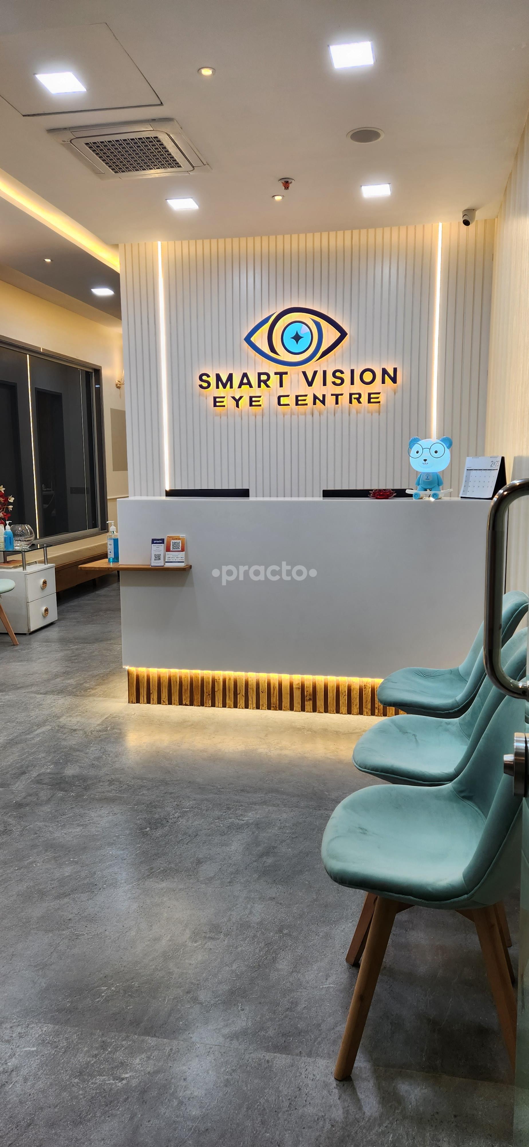 Reception Area at Smart Vision Eye Centre Andheri East Mumbai