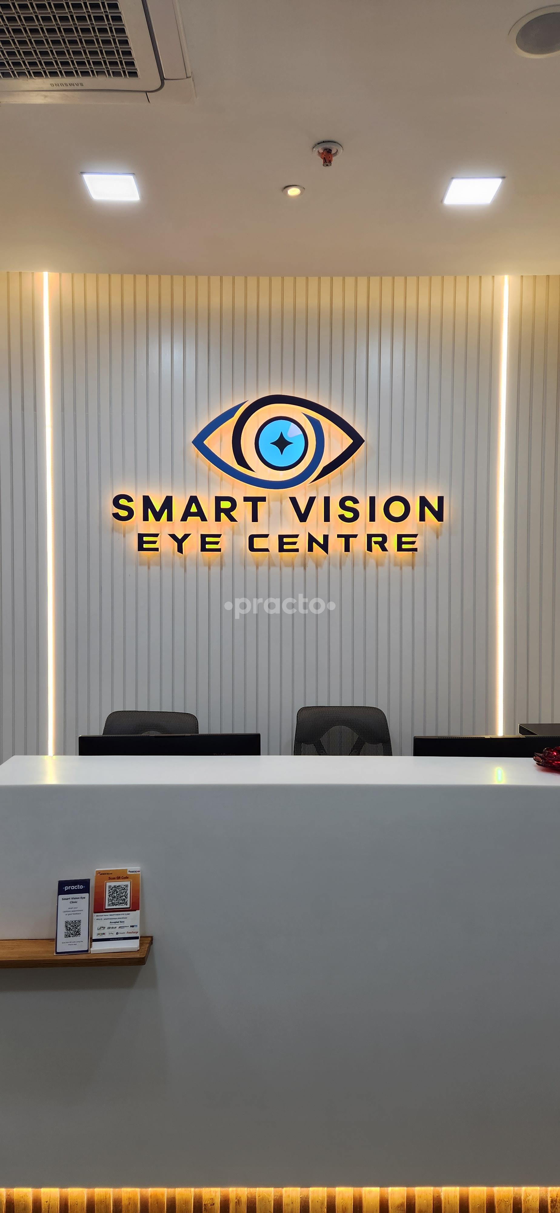 Reception Area at Smart Vision Eye Centre Andheri East Mumbai