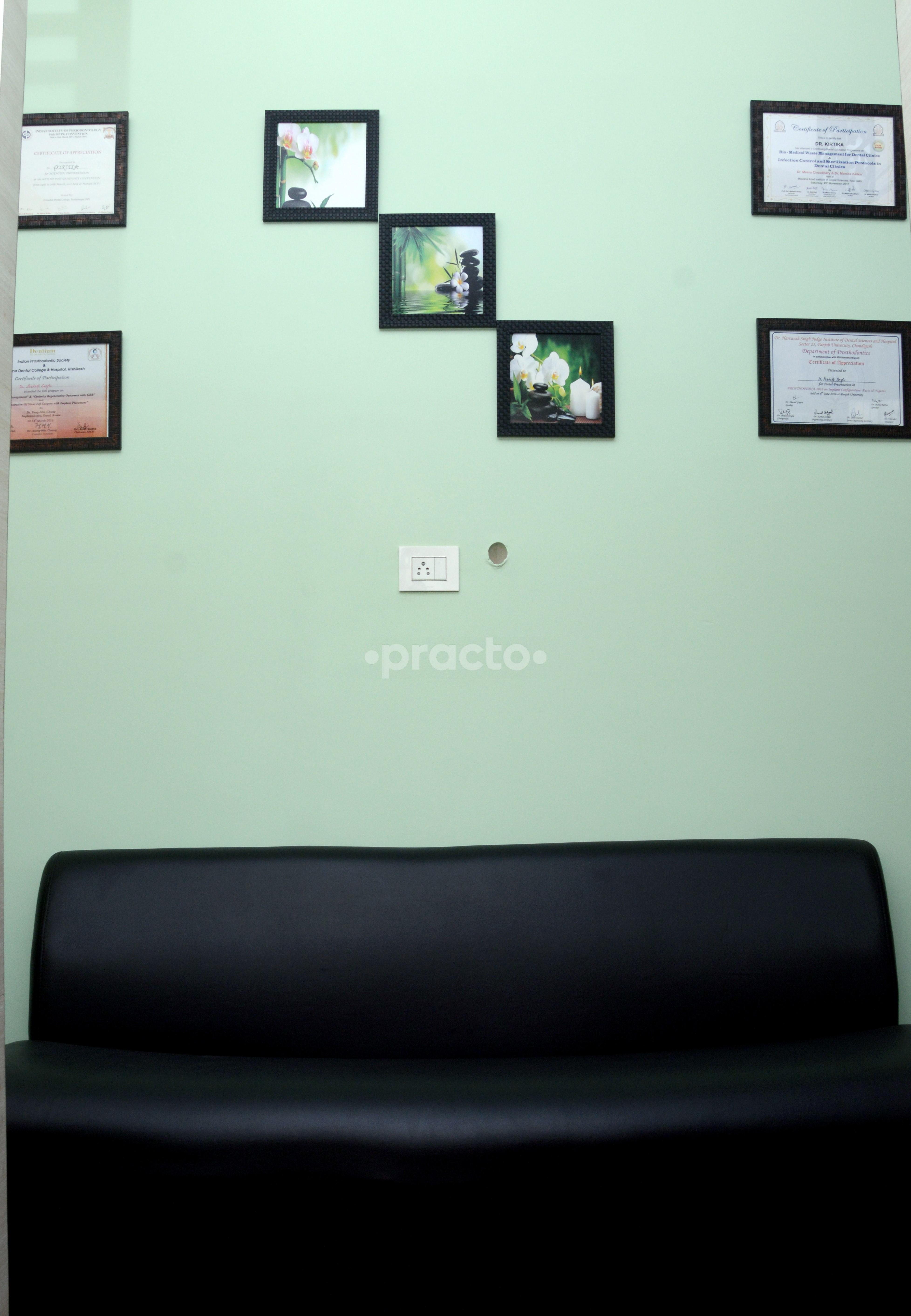 Waiting Area at Get Well Dental Care Ardee City Gurgaon