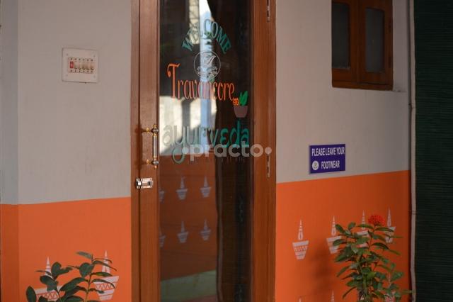 Entrance at Travancore Ayurveda Sainikpuri Hyderabad