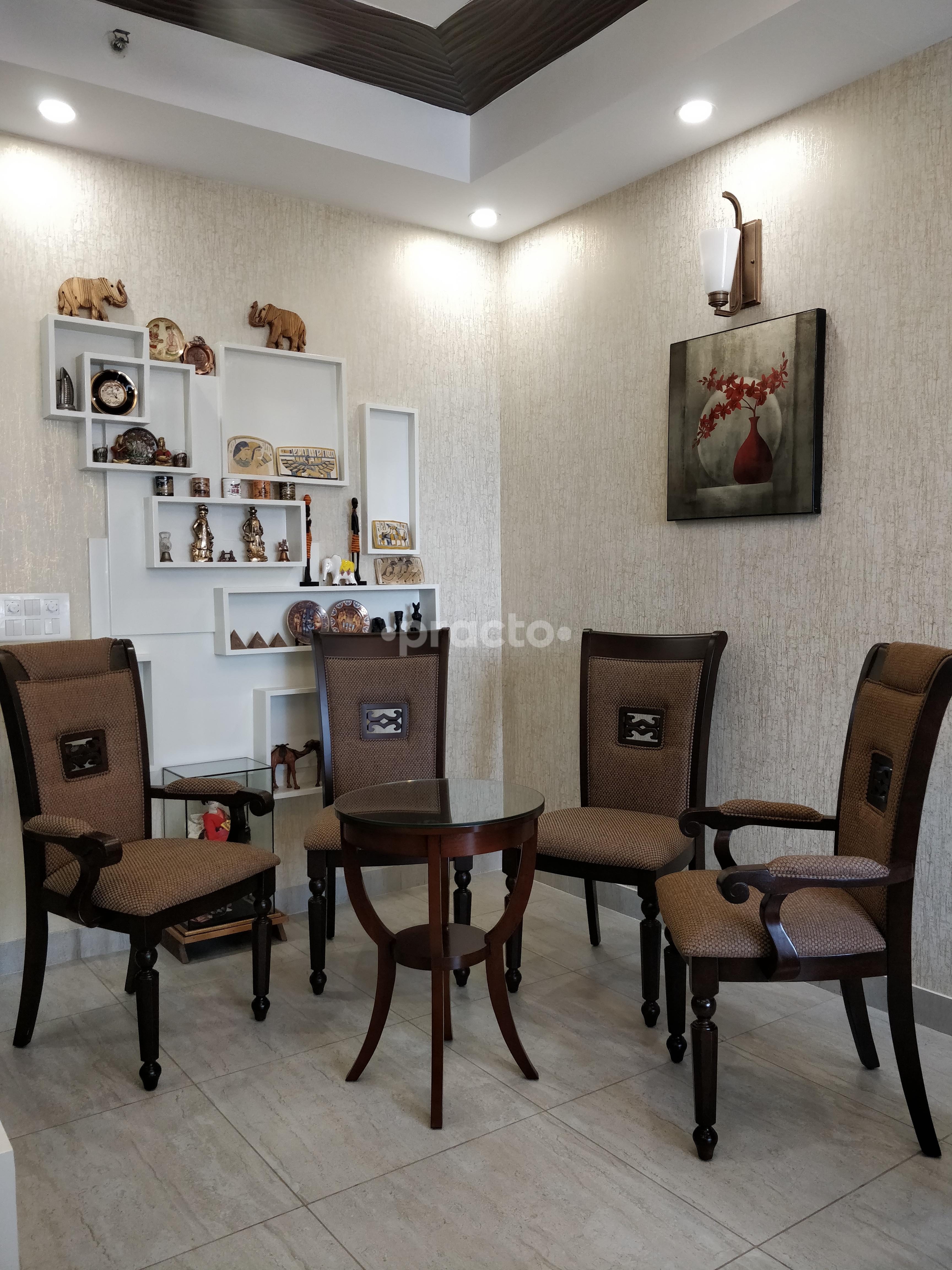 Waiting Area at Dr Hrishikesh Agrawal's Family Dental Care Sector 121 Noida