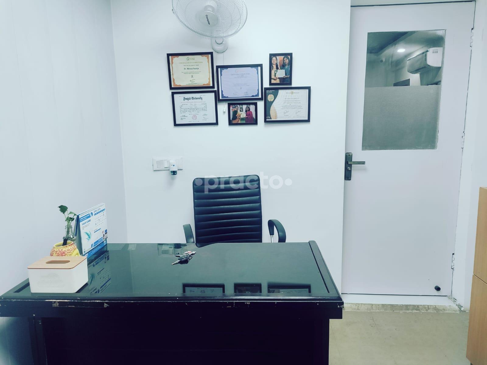 Consultation Room at Dr. Neena's Homeopathic and Counselling Clinic Gurgaon Sector 50 Gurgaon