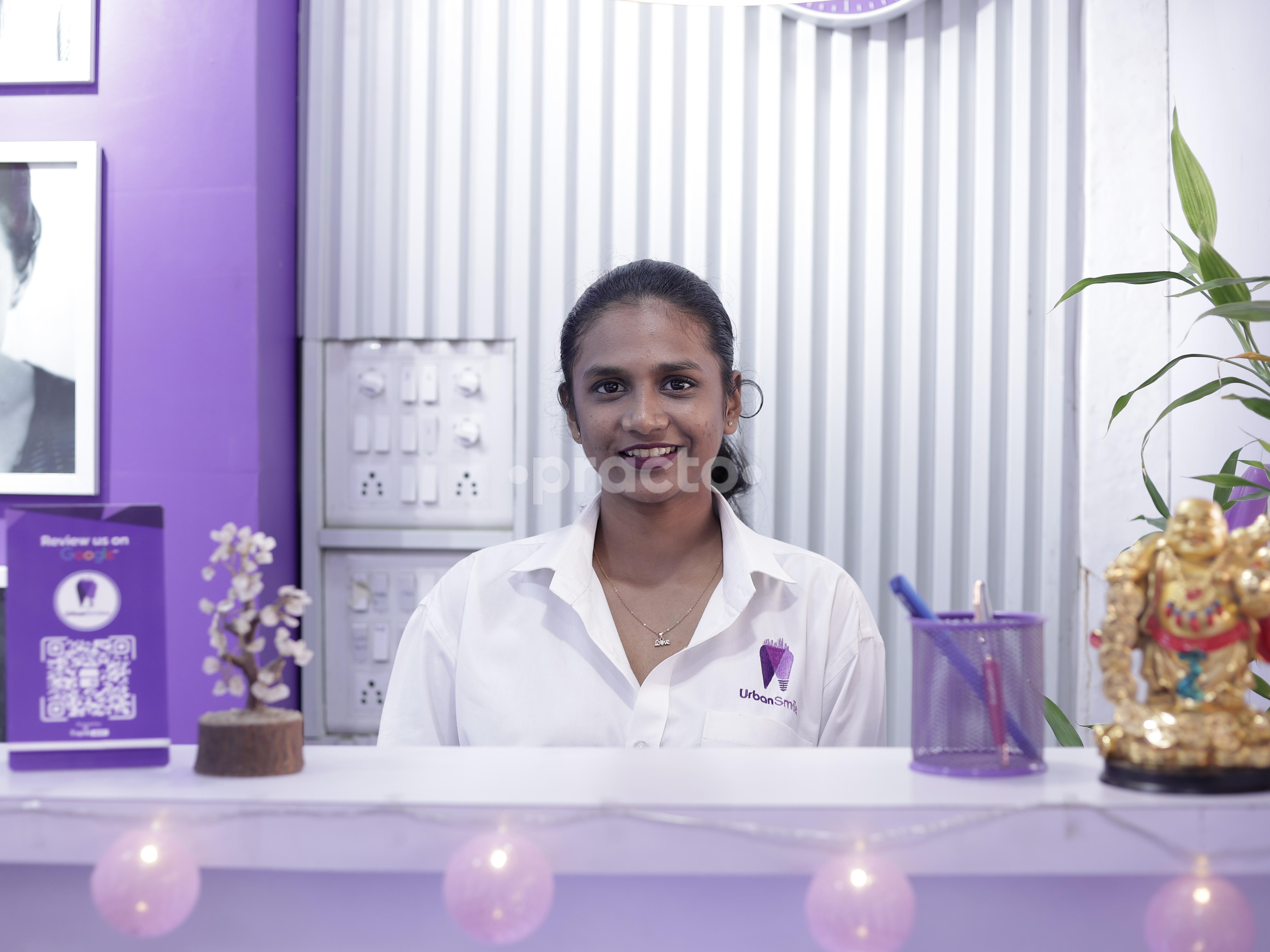 Reception Area at Urban Smiles Lower Parel Mumbai