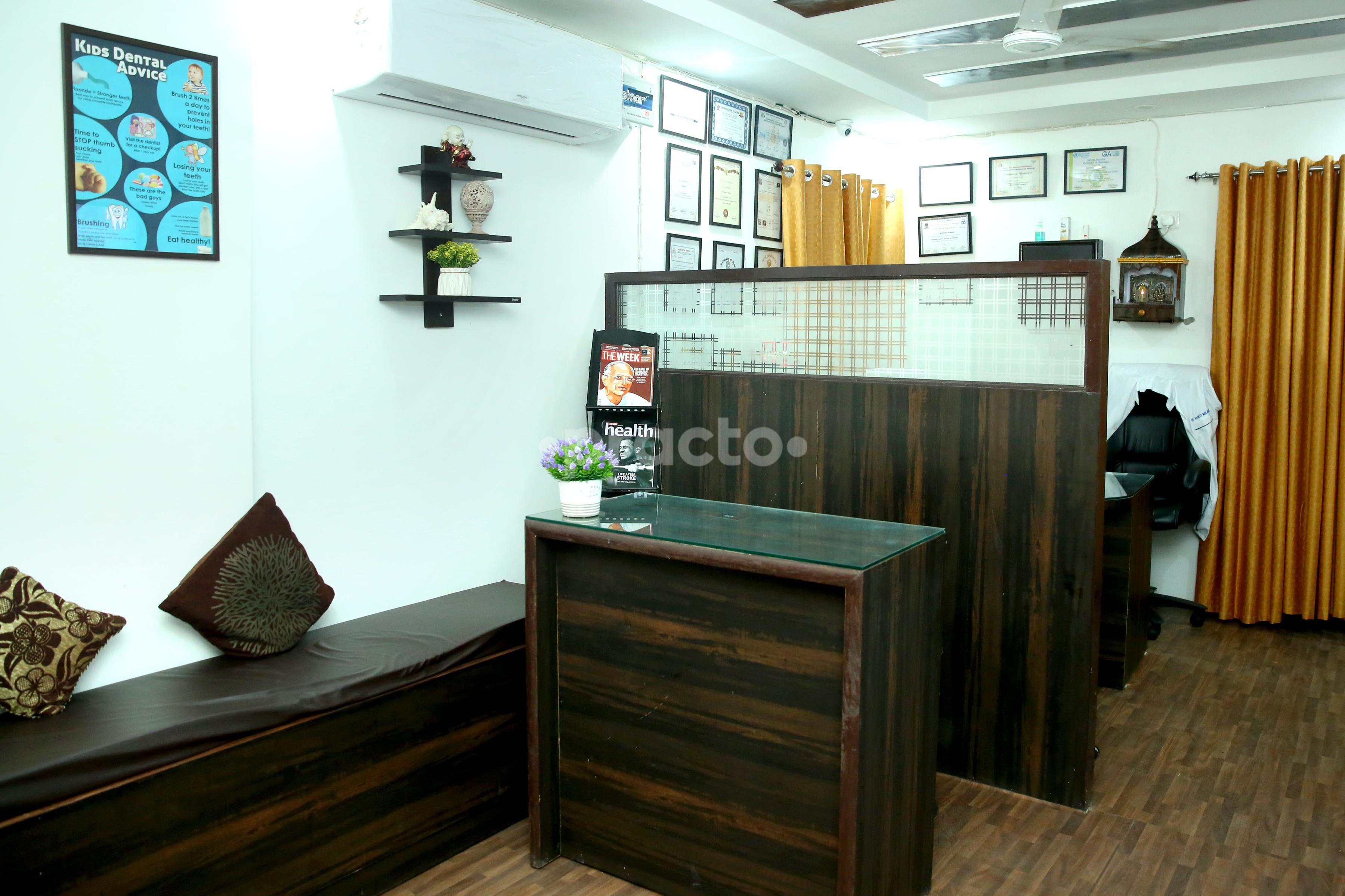Reception Area at Dental Craft Multispeciality Dentistry Dwarka Sector 6 Delhi