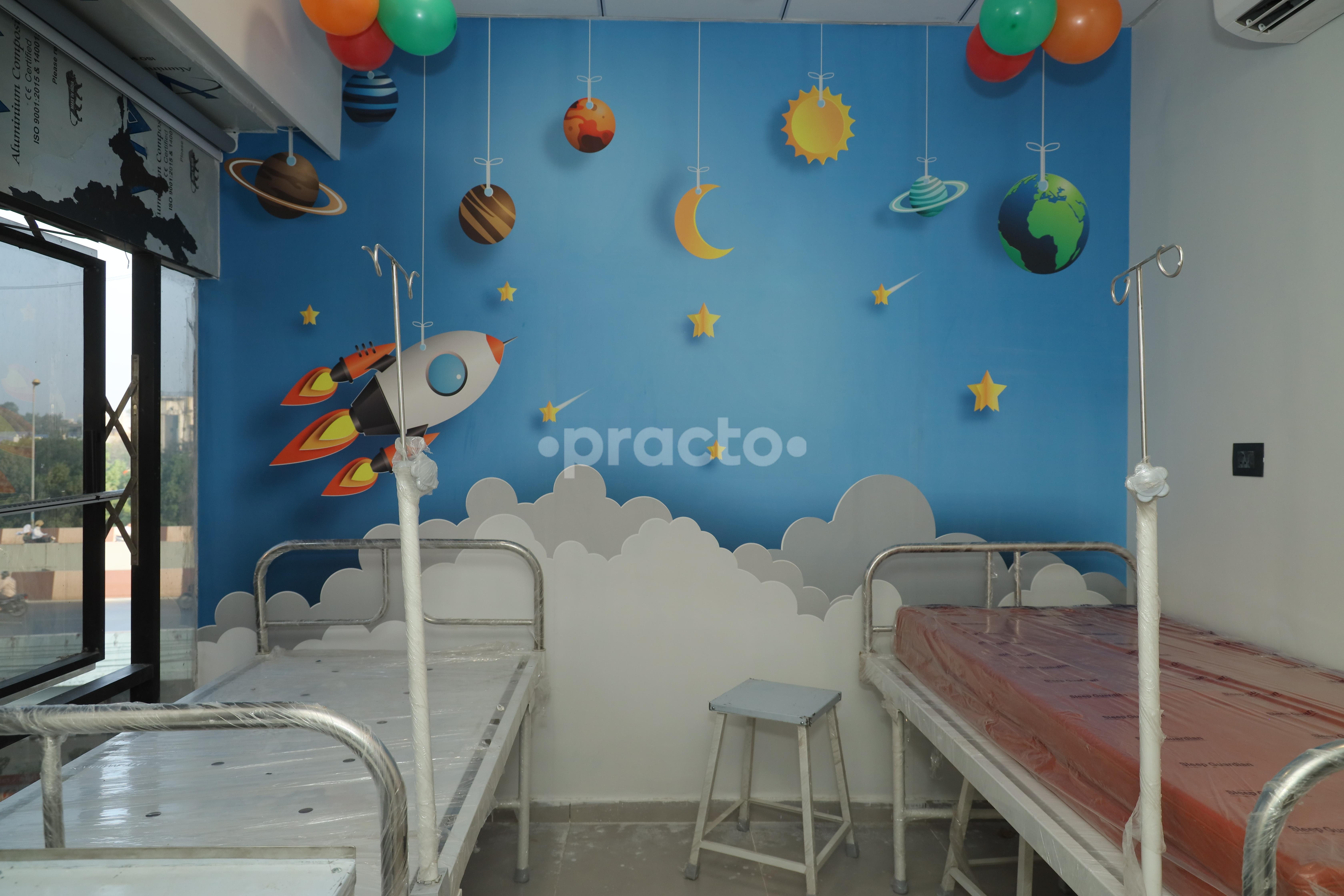 All types of rooms at Yogi NICU And Children Hospital Sarthana Jakatnaka Surat