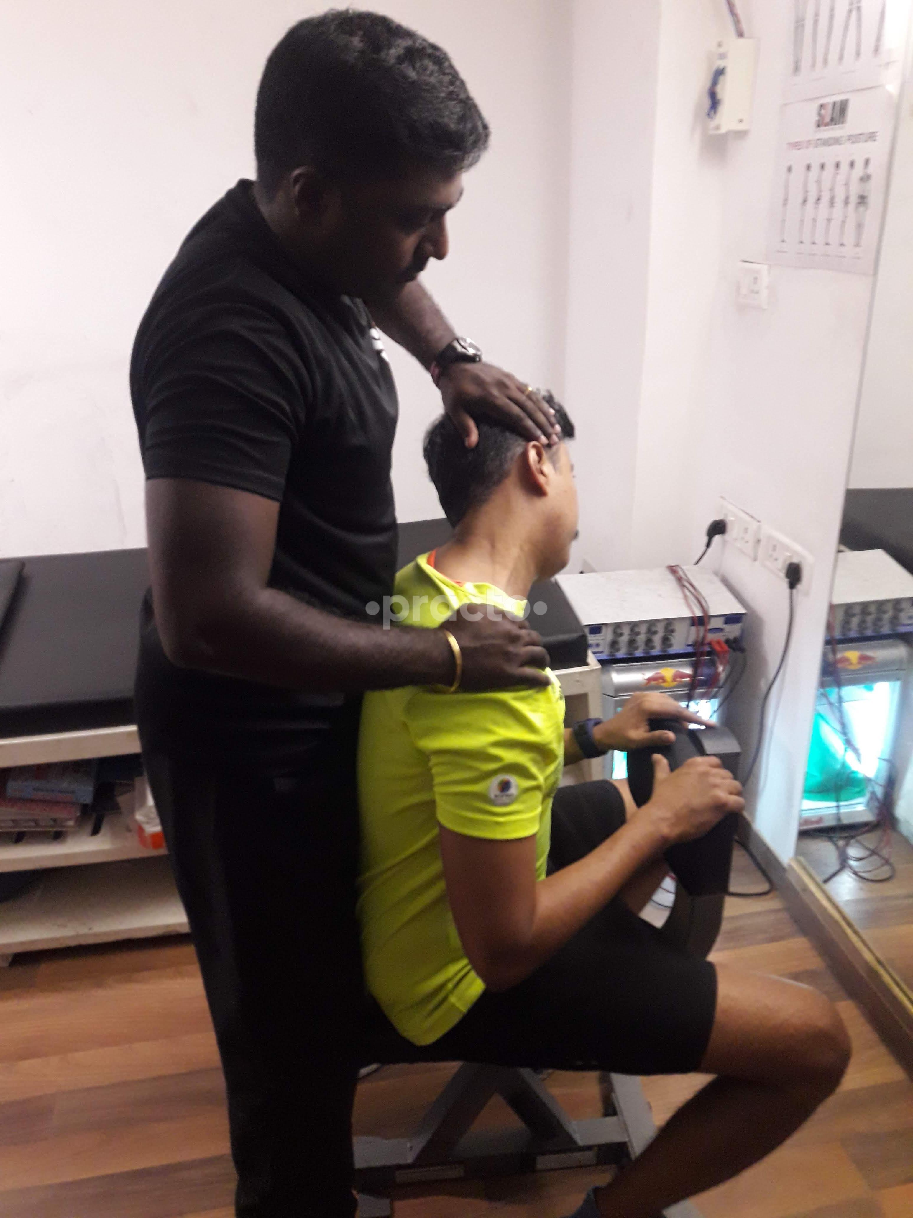 Equipment Area at Head To Heel physiotherapy Clinic ( best senior physiotherapist in Chennai) Porur Chennai