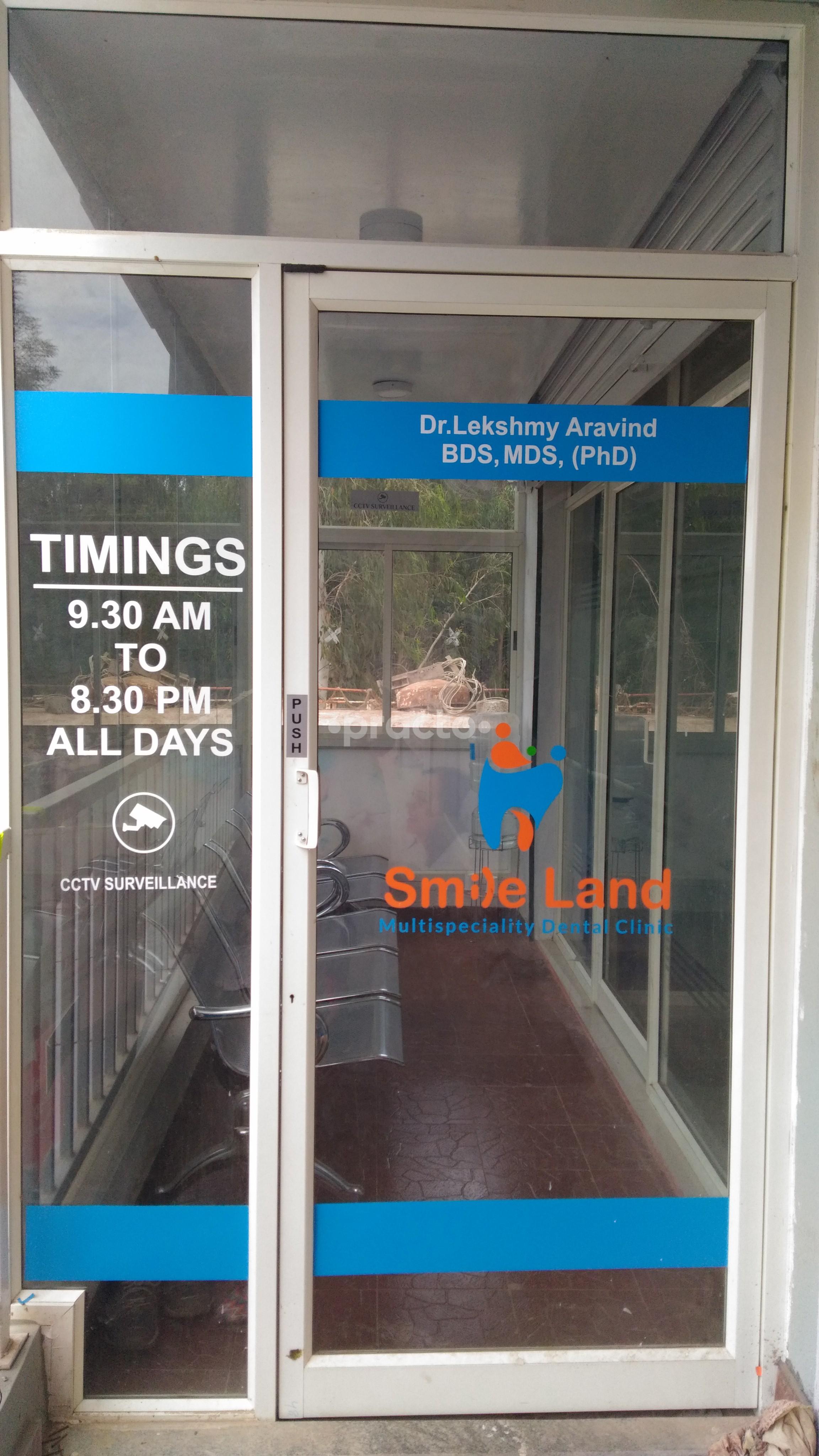 Entrance at Smile Land Multispeciality Dental Clinic Balagere Bangalore