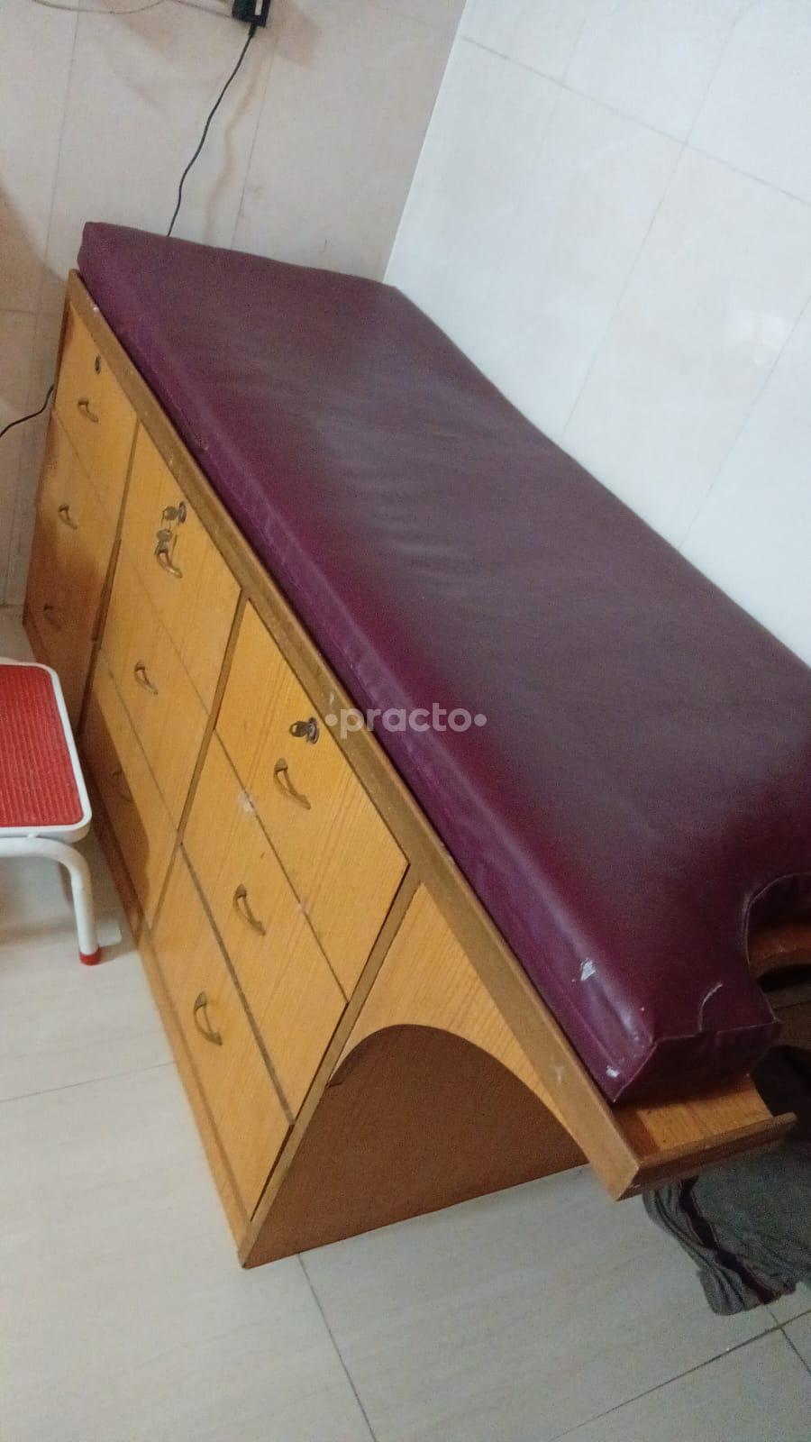Examination Room at Gayatri clinic( Dr Archana Moorthy) Kharghar Navi Mumbai