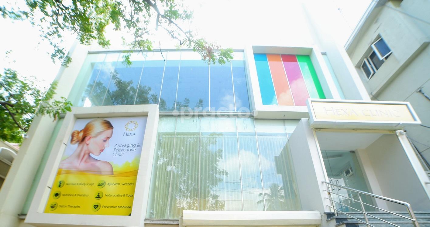 Entrance at Hexa Anti-Aging & Preventive Clinic Saibaba Colony Coimbatore
