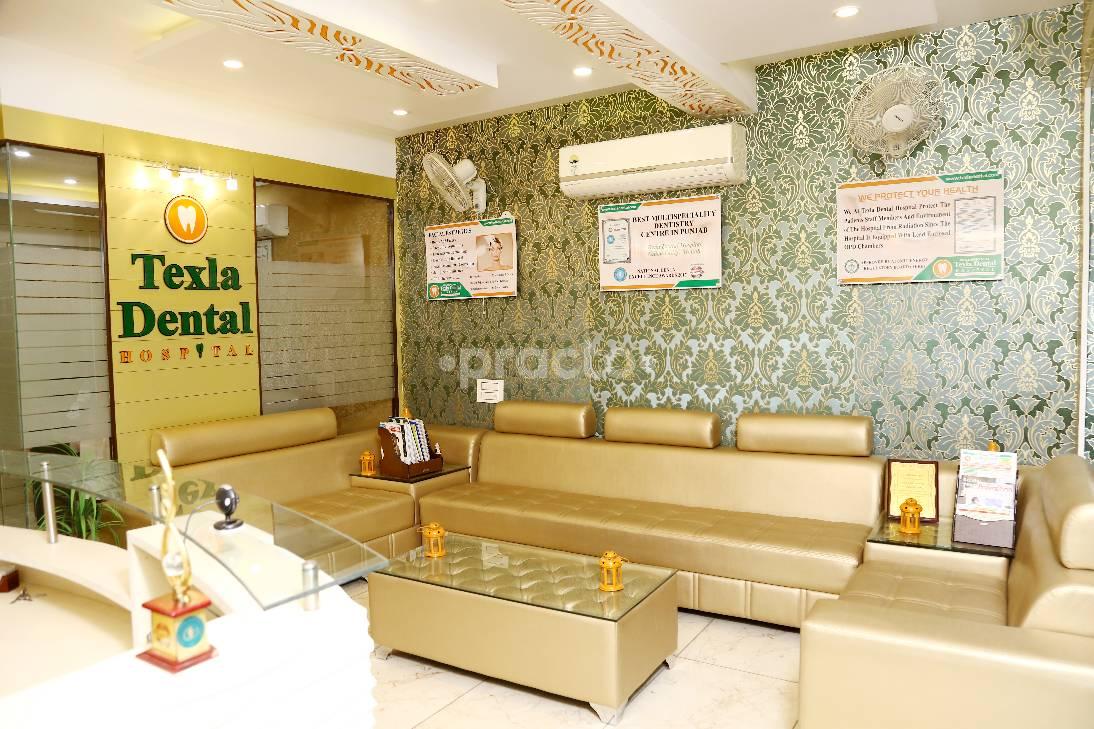 Reception Area at Texla Dental Hospital Kharar Mohali