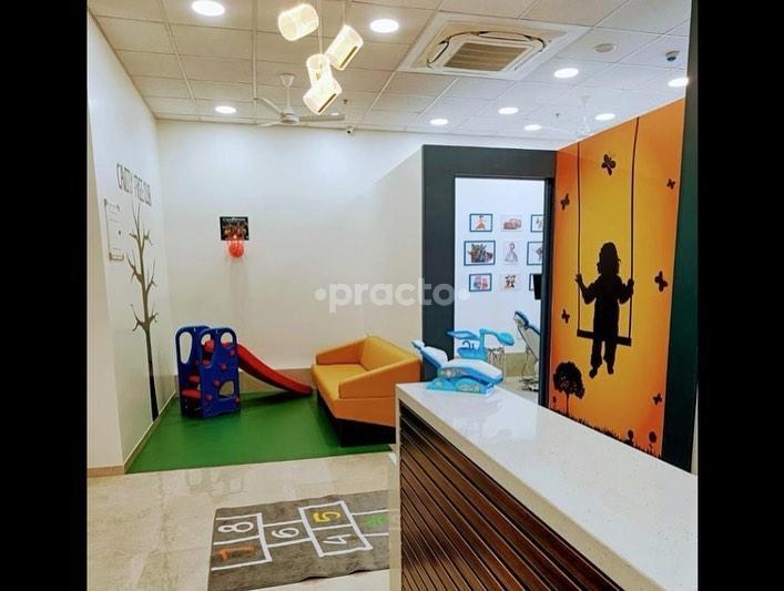Reception Area at Kids Dental Town Hiranandani Estate Thane