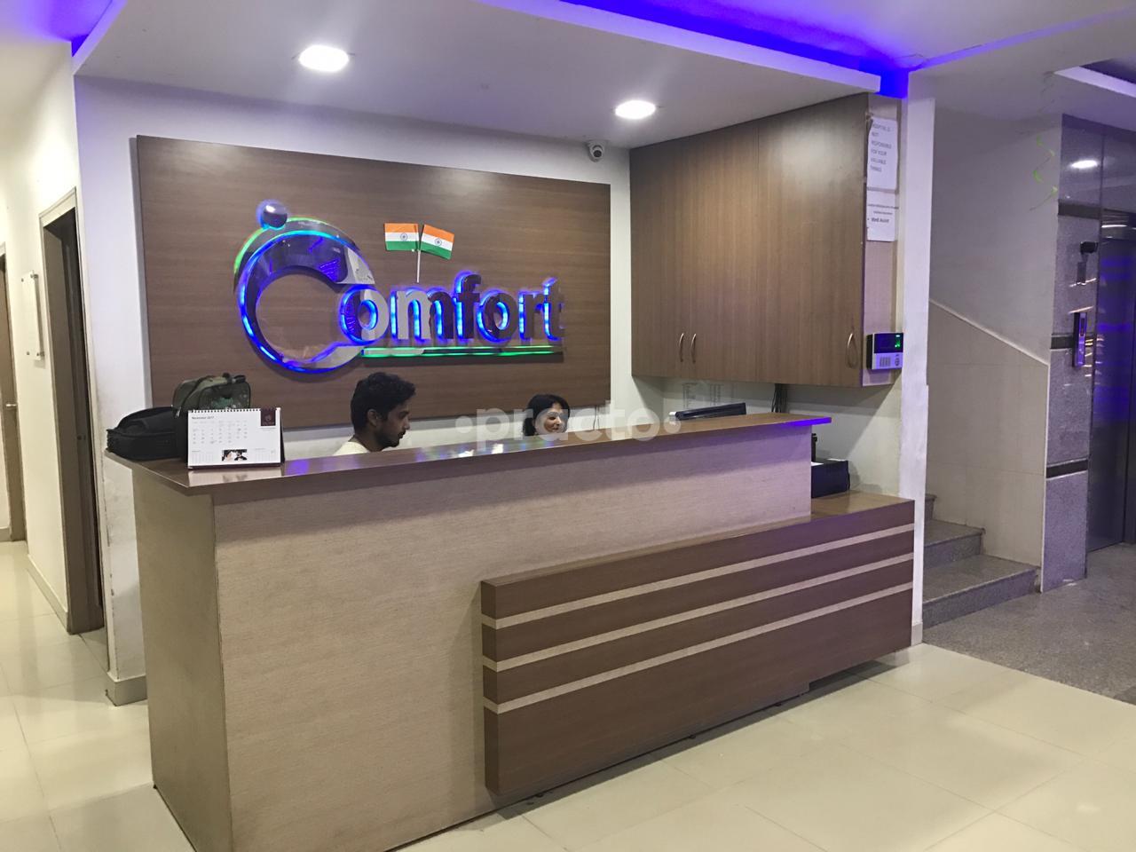 Reception at Comfort Multispeciality Hospital Kaggadasapura Bangalore