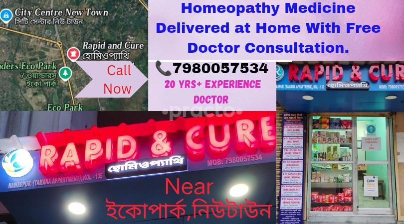 Reception Area at Rapid and Cure Homeopathy New Town Kolkata