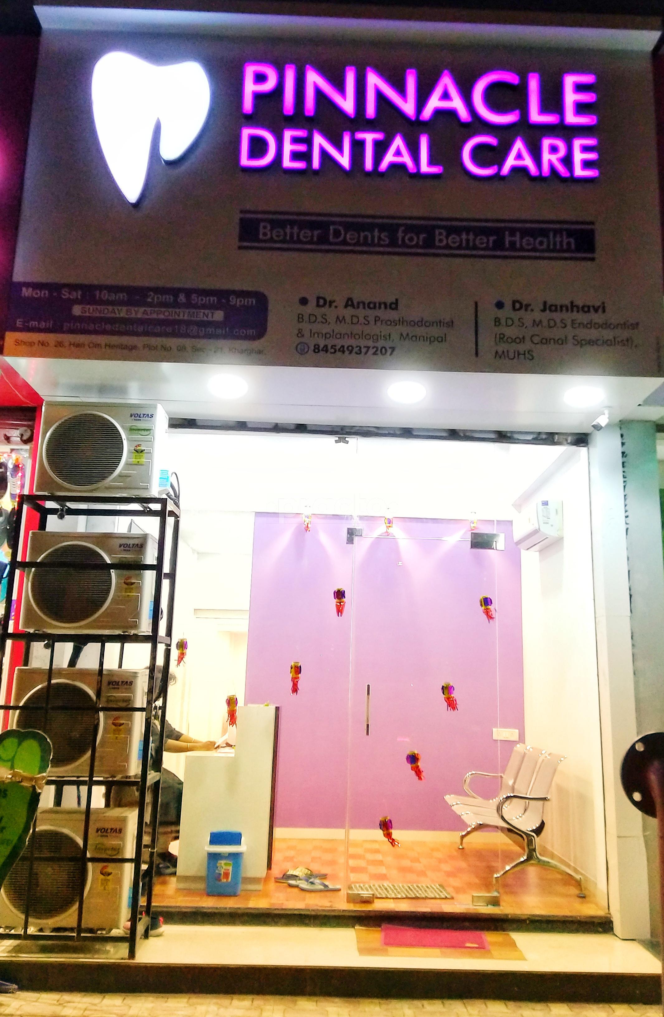 Entrance at Pinnacle Dental Care Kharghar Navi Mumbai