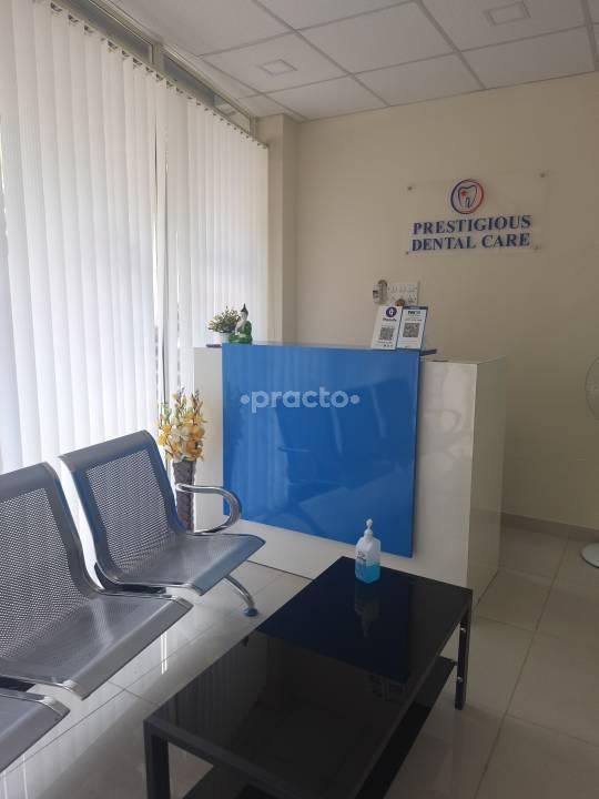 Reception Area at Prestigious Dental Care Haralur Bangalore