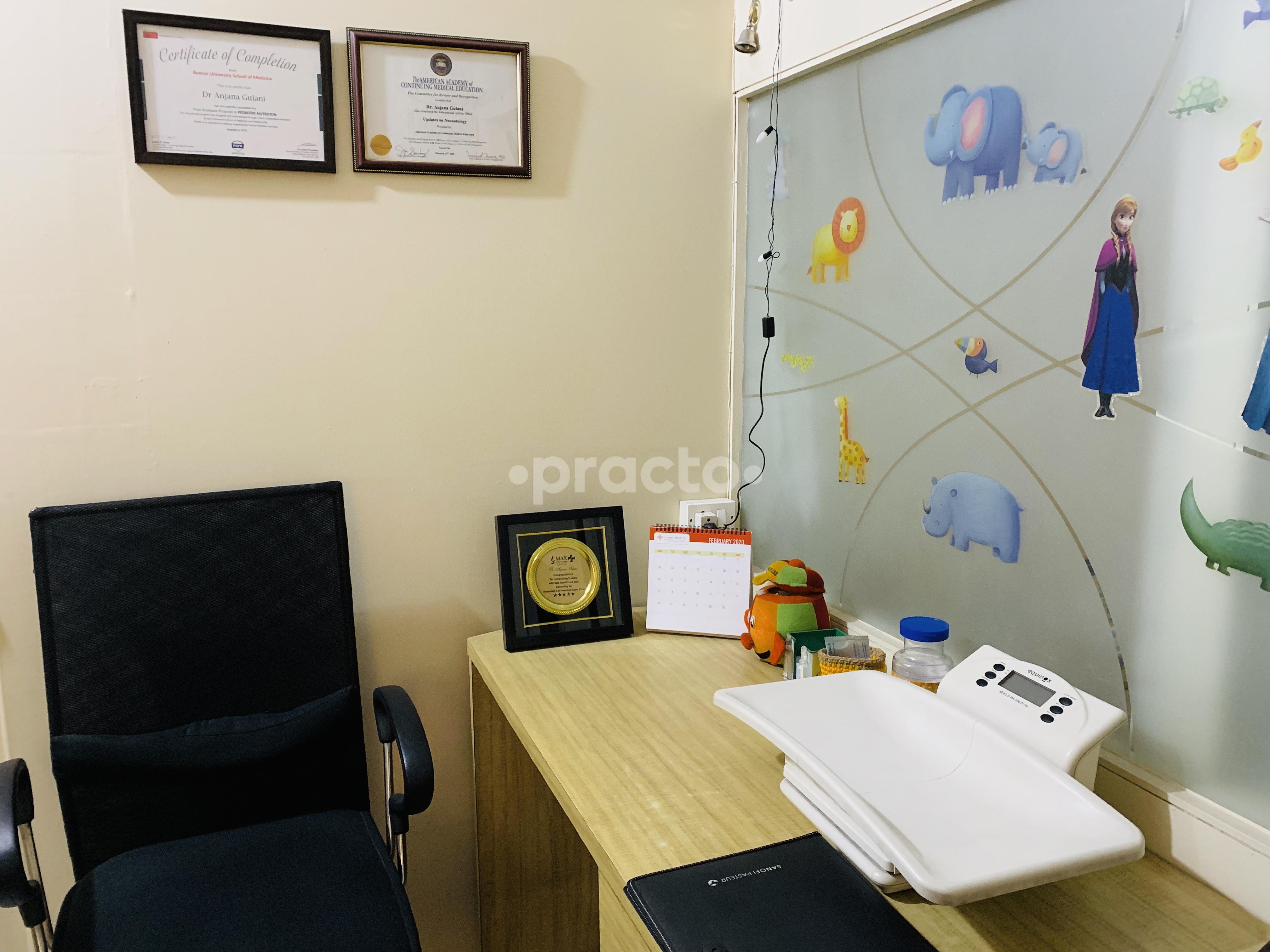 Consultation Room at Milestones Newborn, Child and Adolescent Clinic Vasant Kunj Delhi