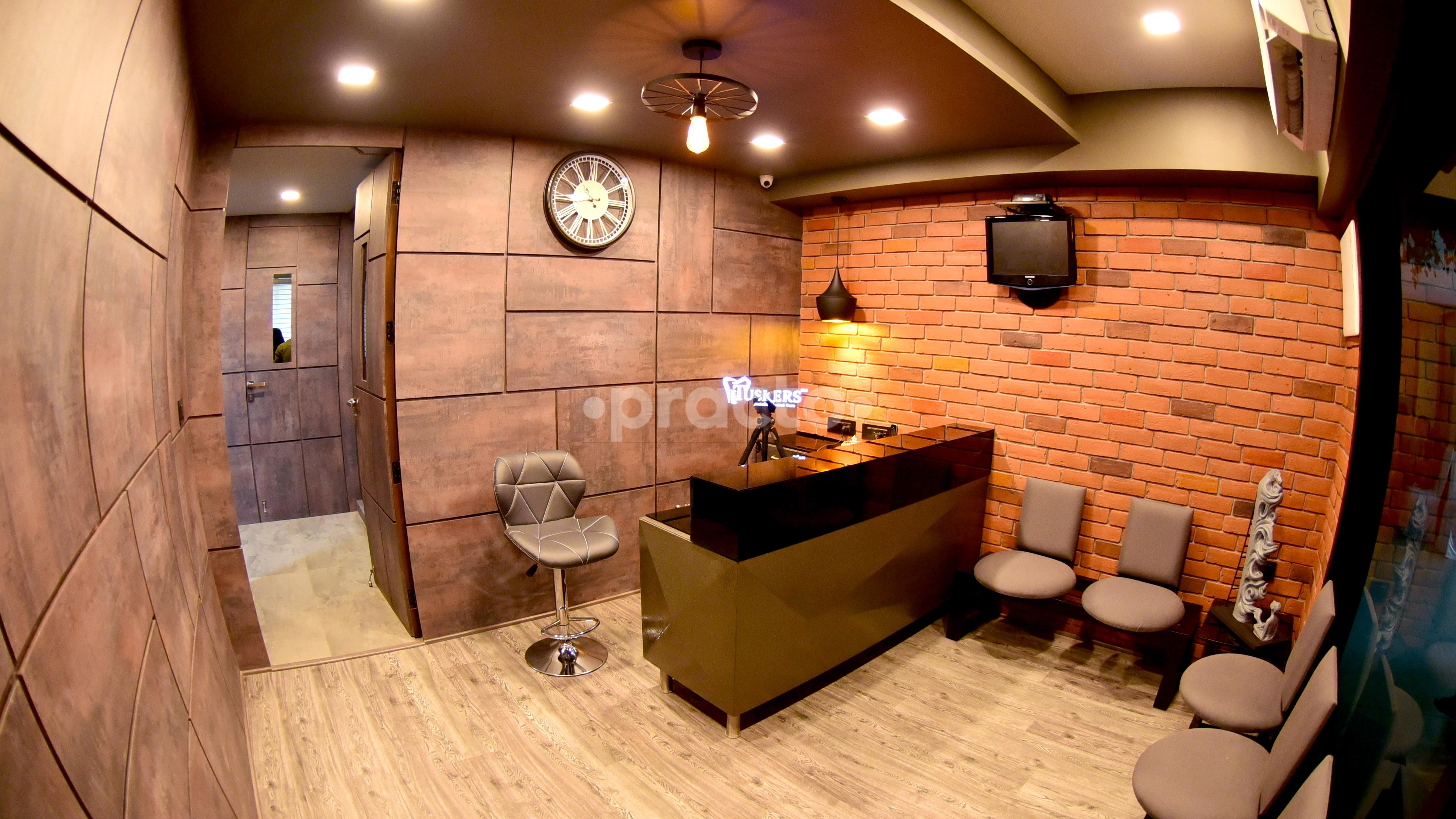Waiting Area at Tuskers Multispeciality Dental Care Paldi Ahmedabad