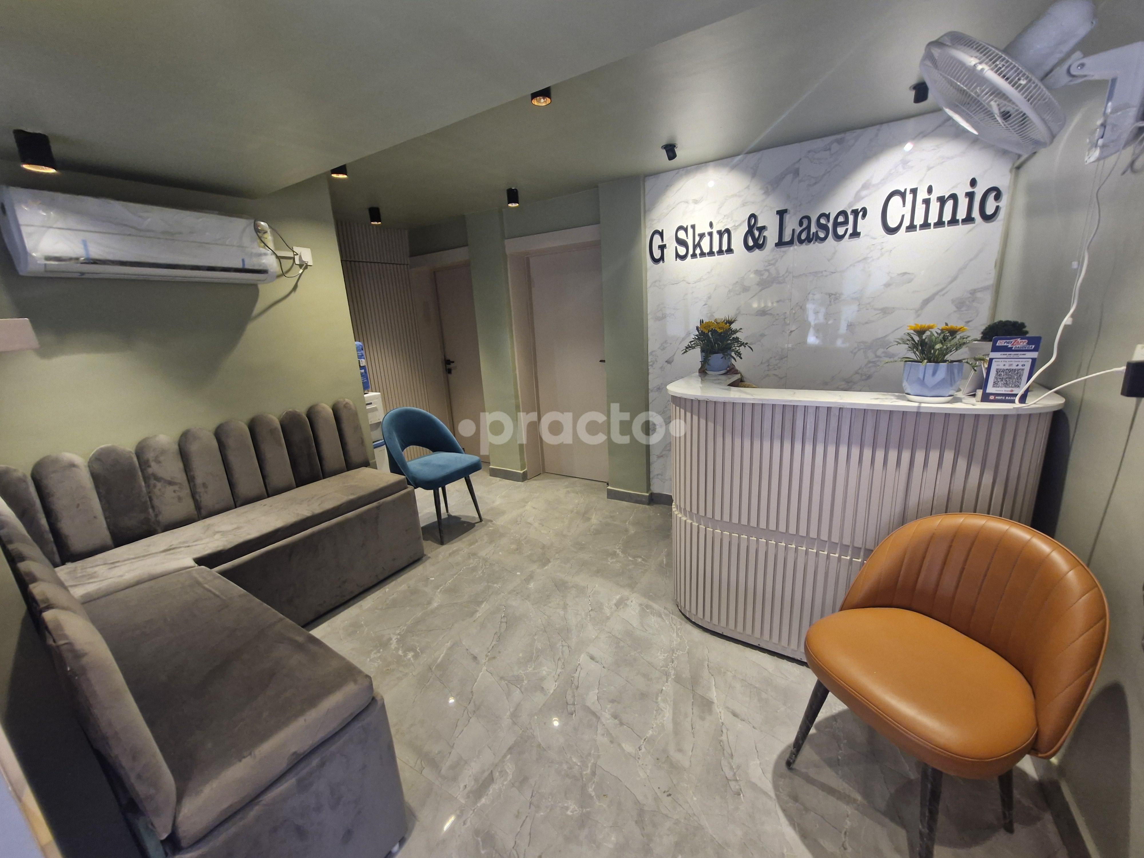 Reception Area at G Skin & Laser Clinic Dwarka Sector 11 Delhi