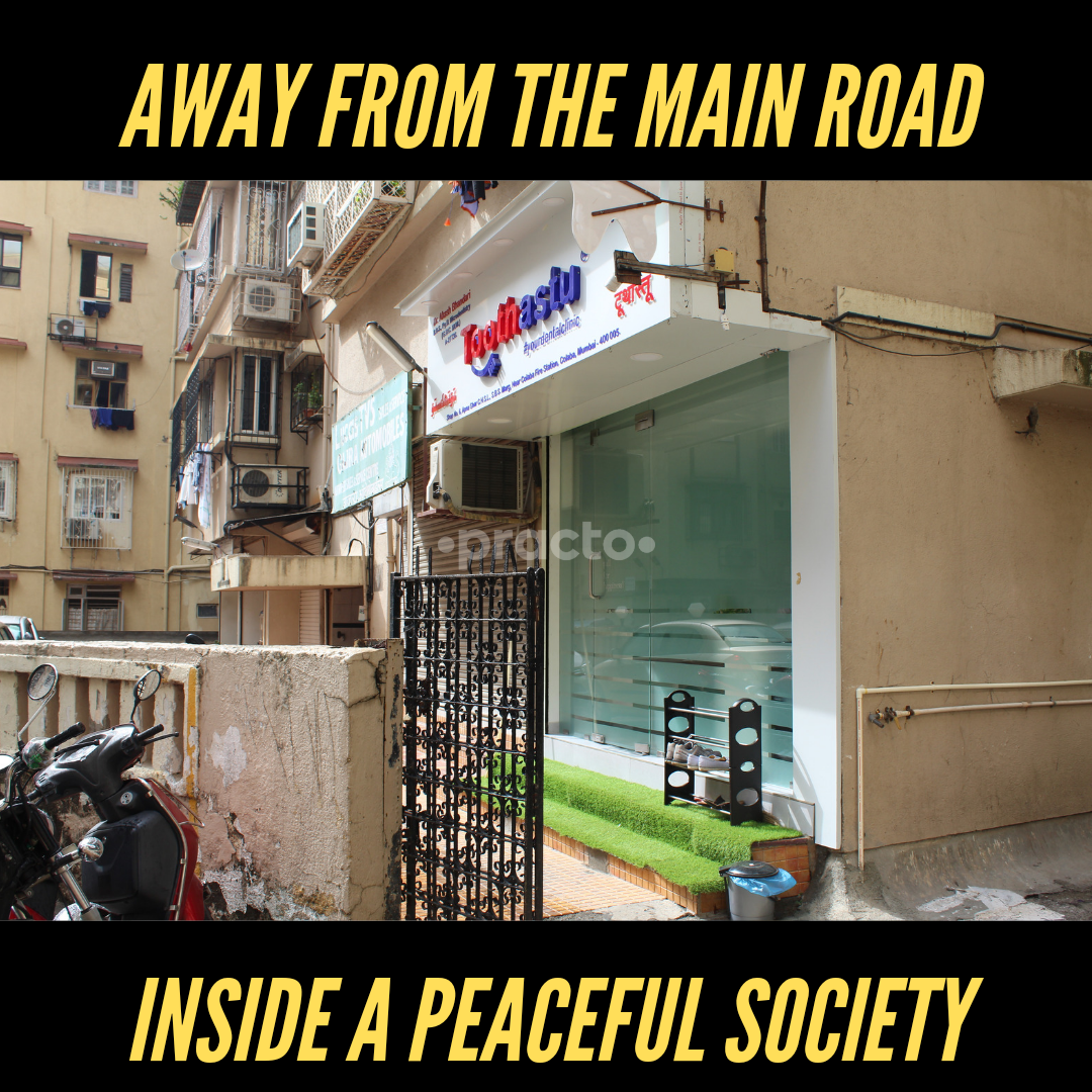 Outside Area at Toothastu Dental Specialists Colaba Mumbai