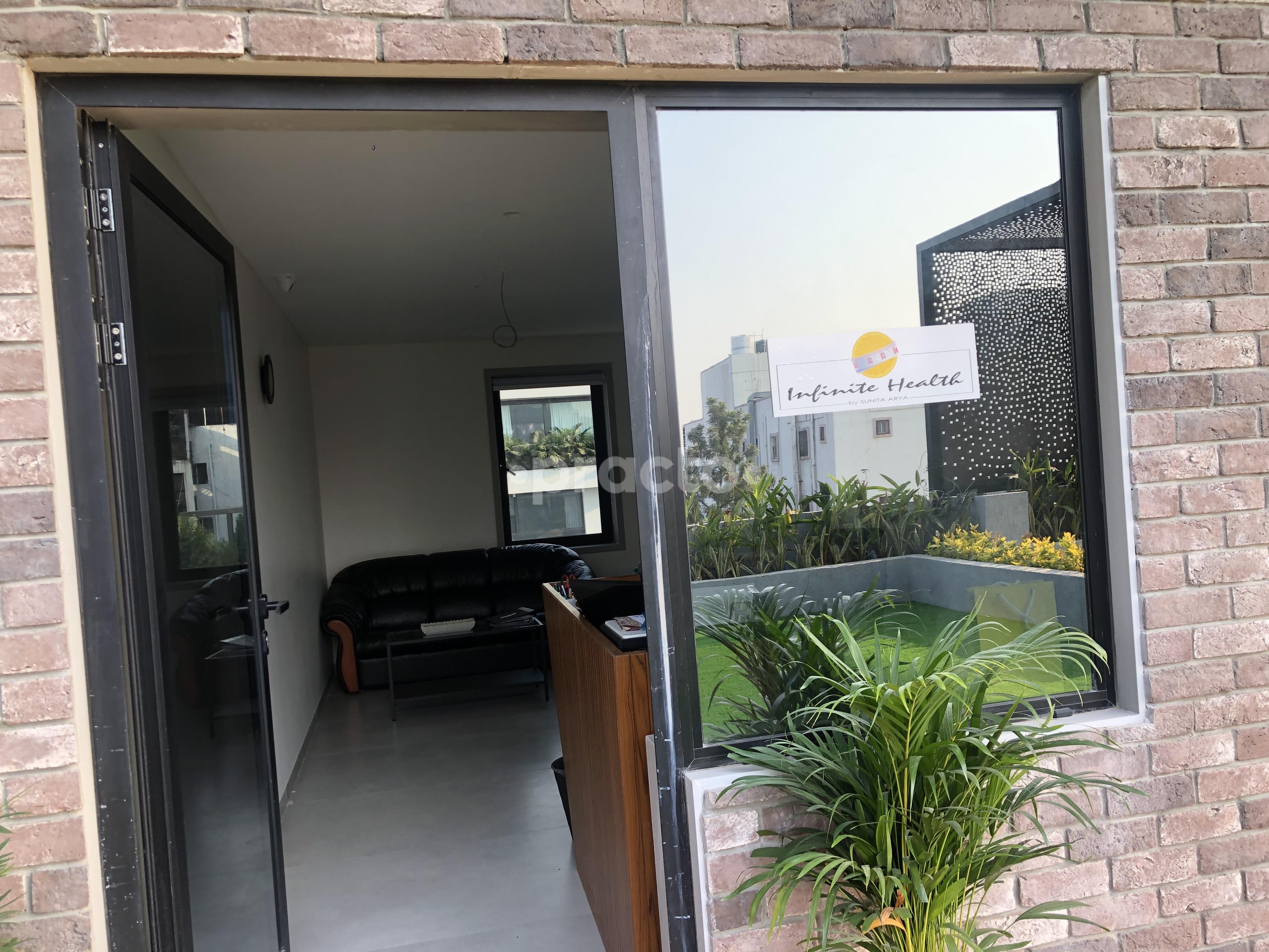 Reception Area at Infinite Health Jubilee Hills Hyderabad