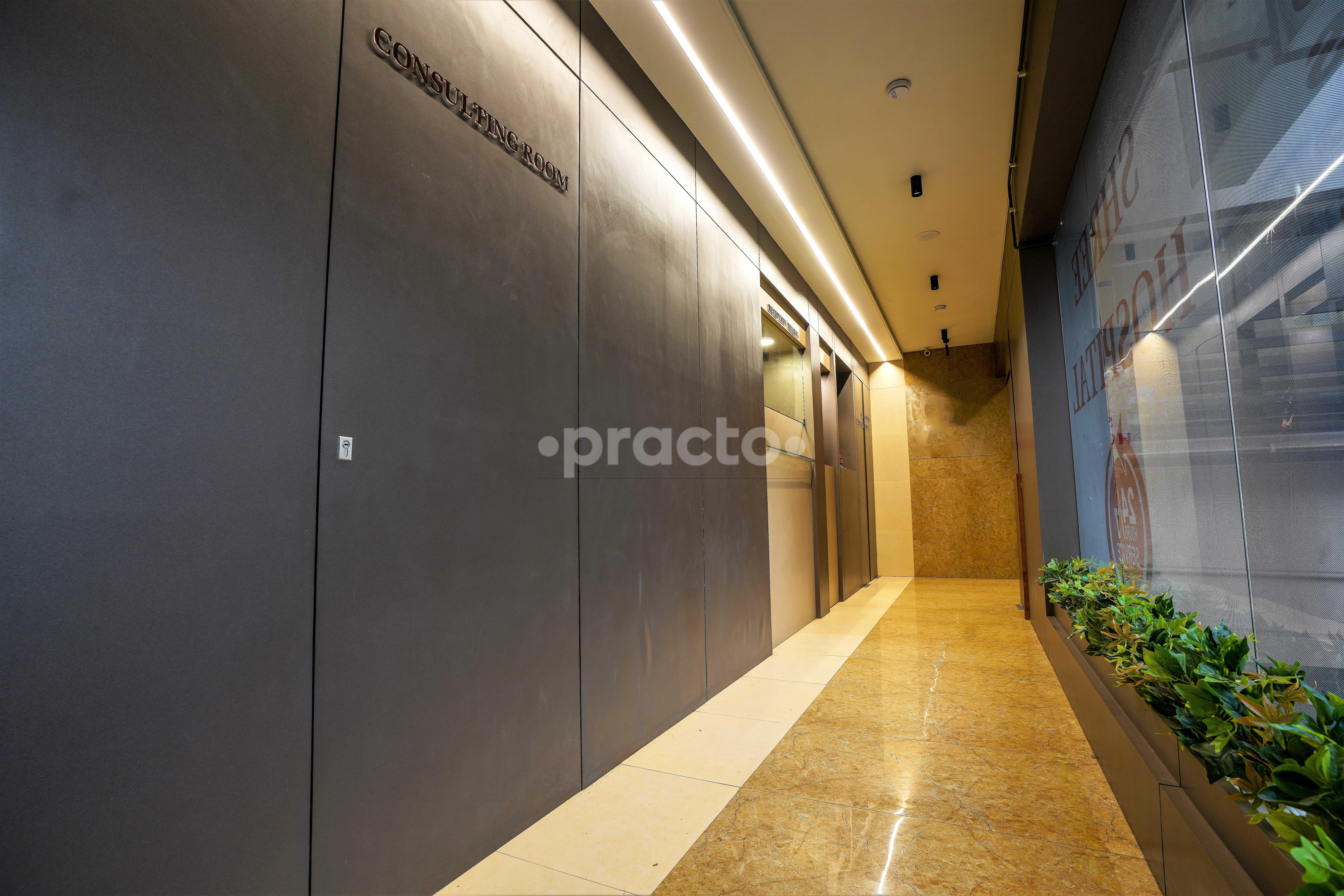 Entrance at Shree Hospital City Light Town Surat