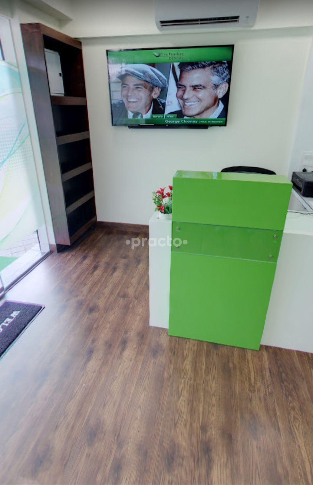 Reception Area at Fine Feather Dental Clinic Kandivali West Mumbai