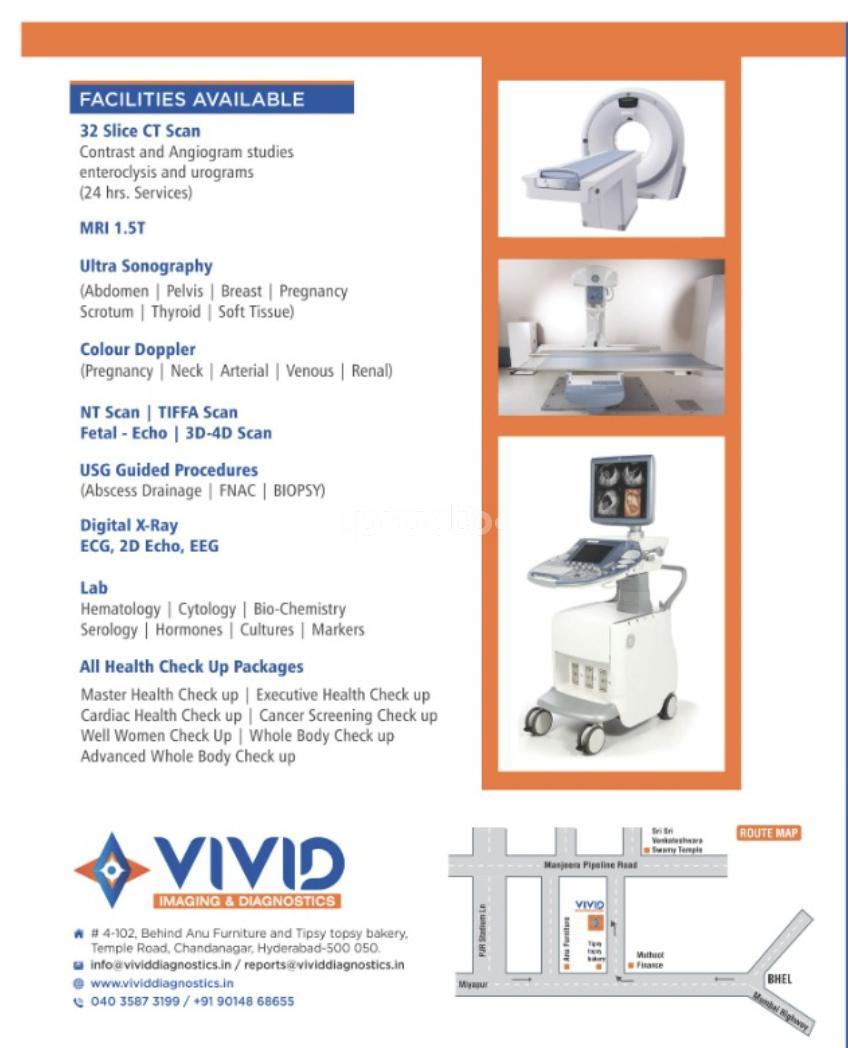 Other at Vivid Imaging & Diagnostics & Polyclinic Chanda Nagar Hyderabad