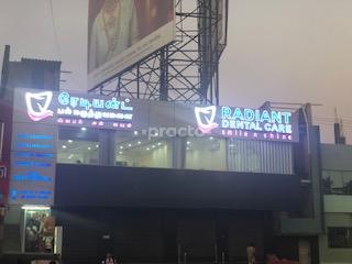 Entrance at Radiant Dental Care Gowrivakkam Chennai