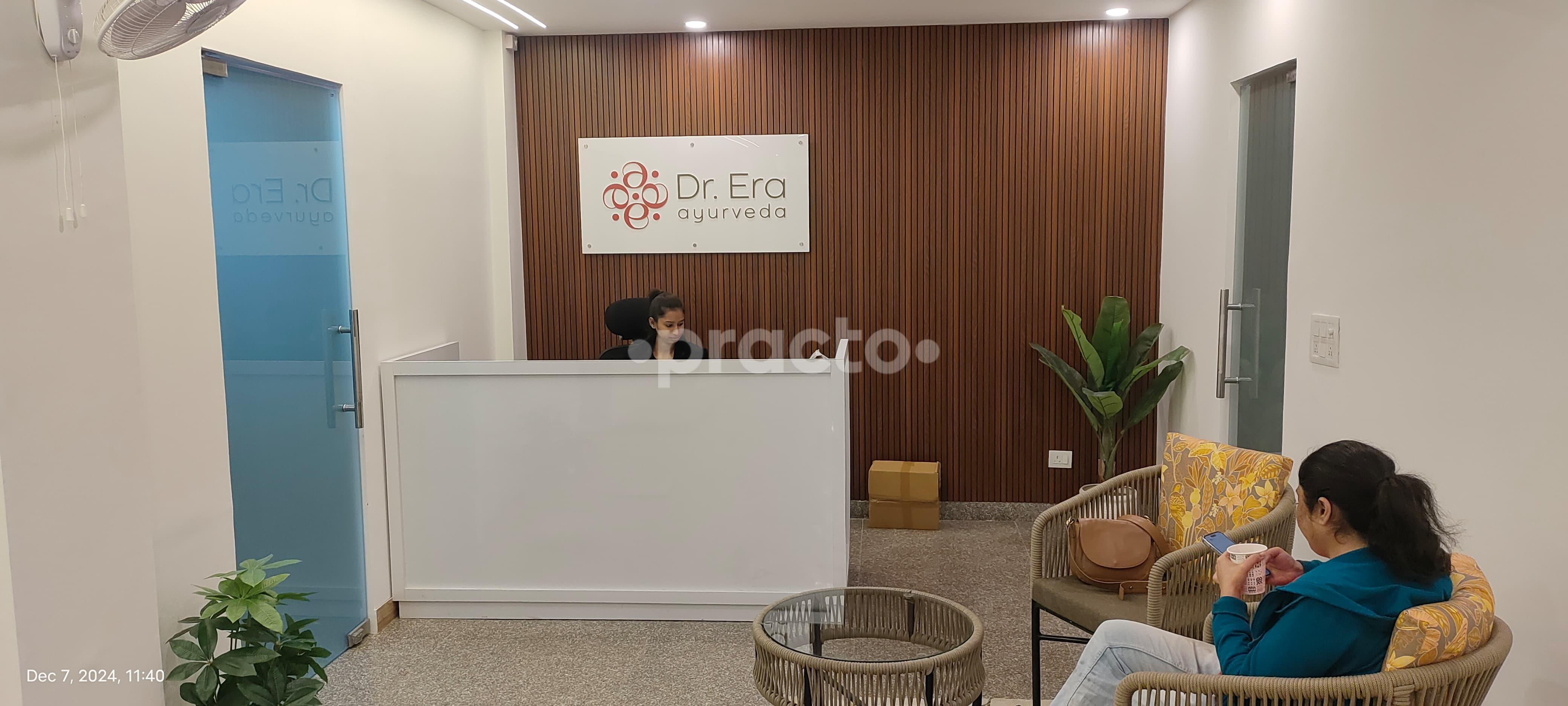 Reception desk at Dr. Era Ayurveda & Panchkarma Clinic Gurgaon Sector 51 Gurgaon