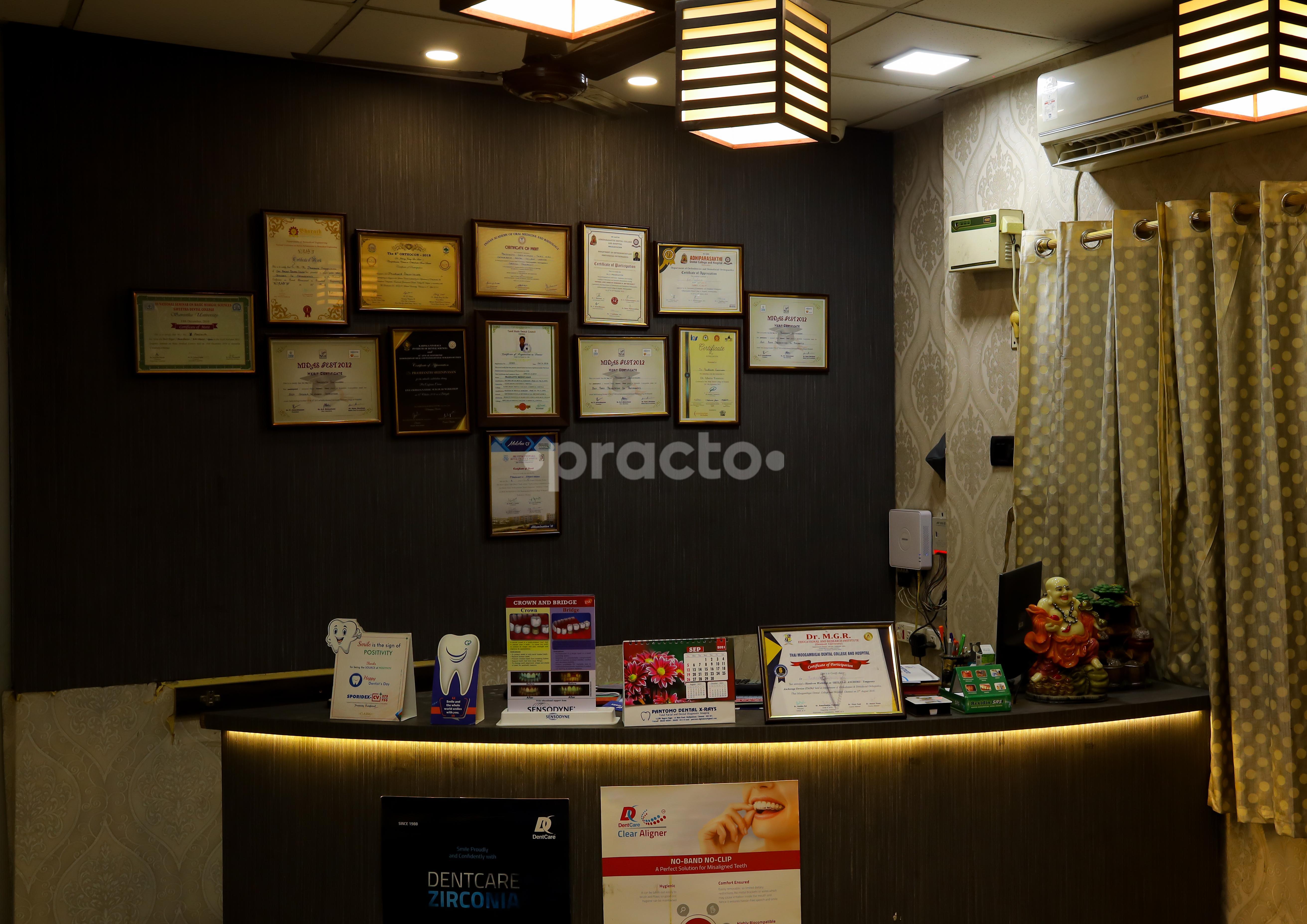 Reception Area at Sree Dental and Orthodontic Centre Nanganallur Chennai