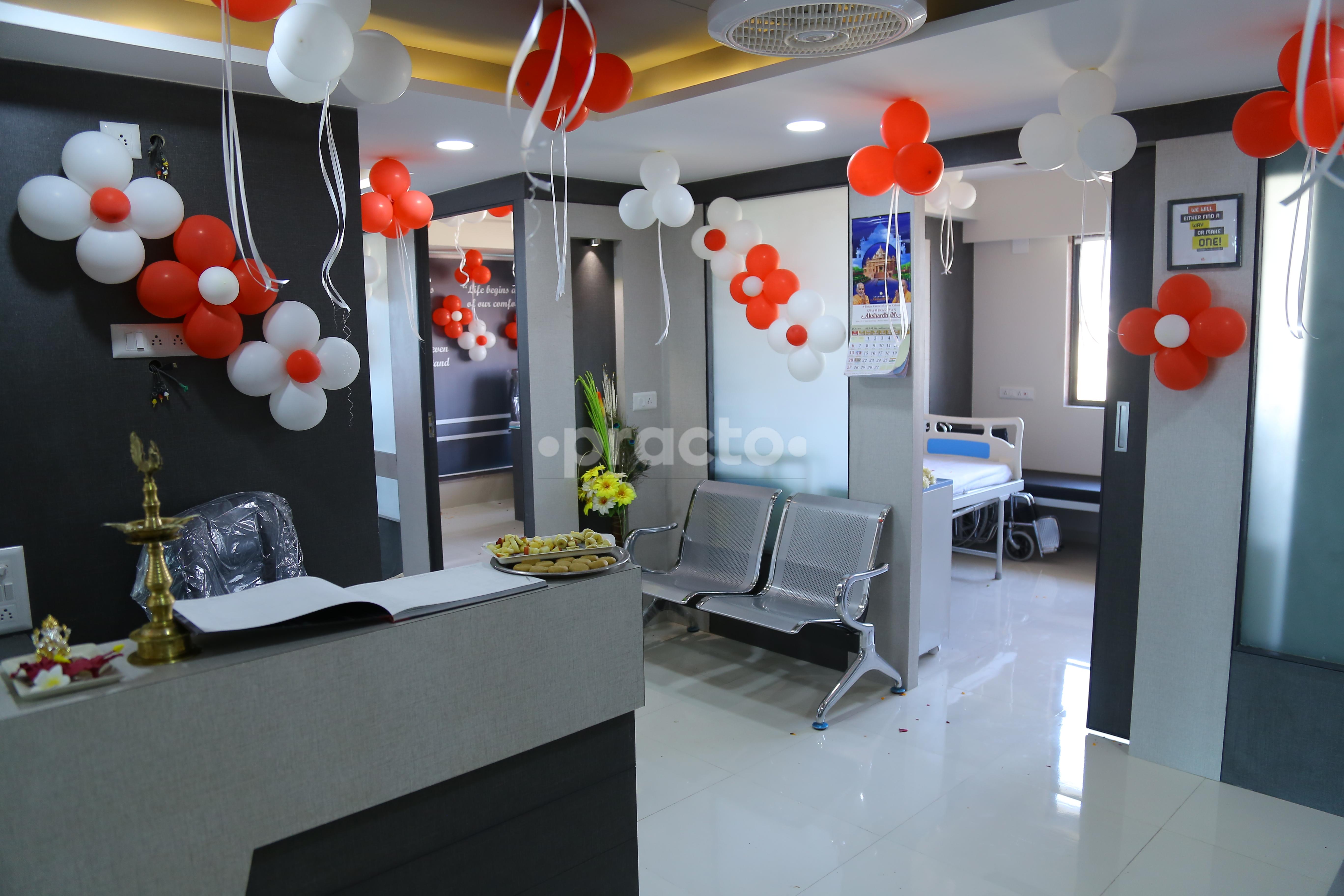 Waiting Area at Swayam Surgical Clinic Motera Ahmedabad