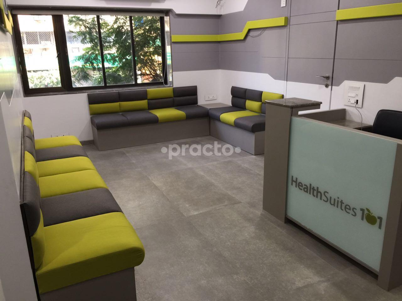 Reception Area at Health Suites 101 Cumballa Hill Mumbai