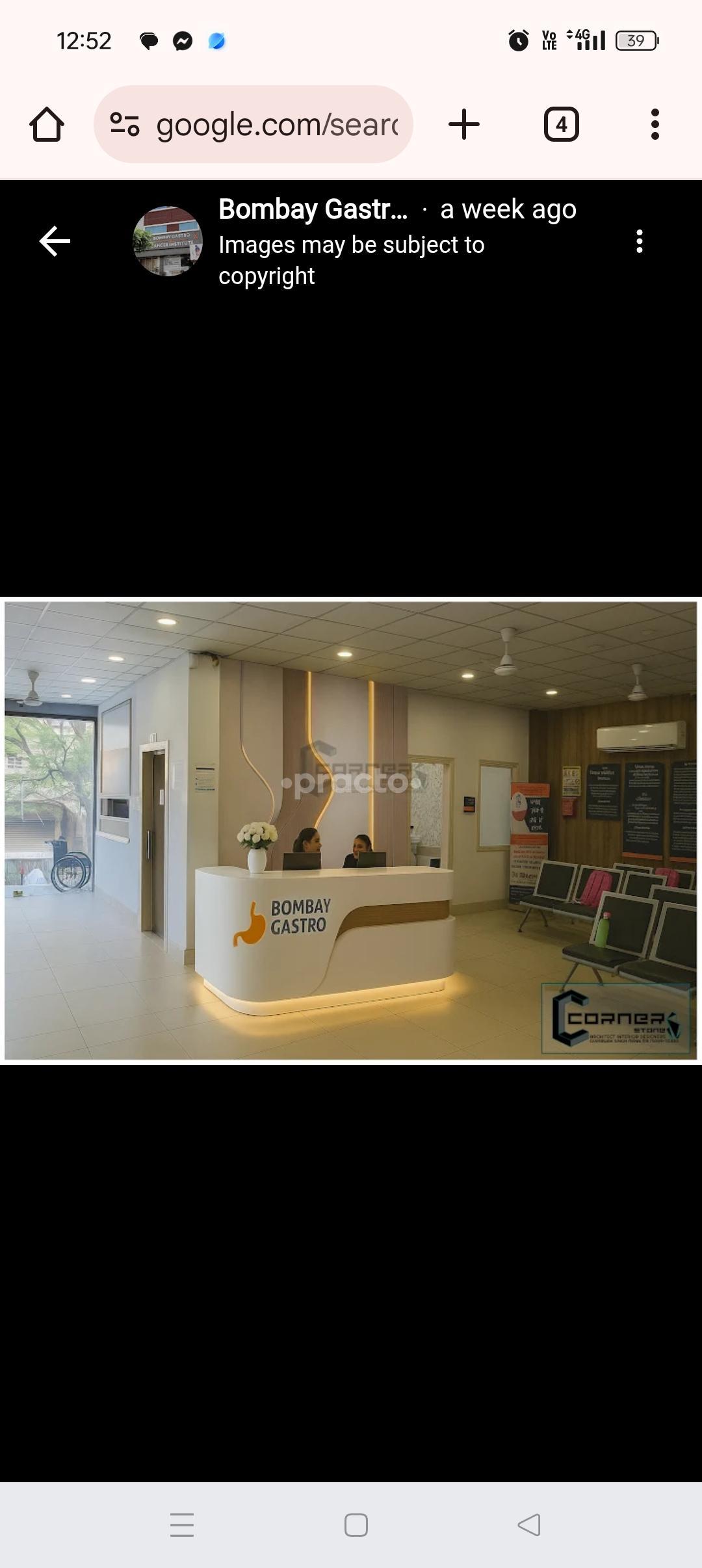 Reception Area at Bombay Gastro & Cancer Institute Bathnda City Bathinda
