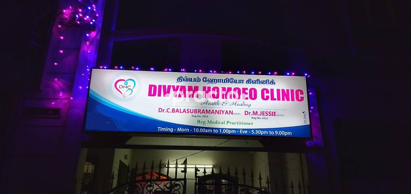 Divyam Homeo Clinic Anna Nagar West Chennai