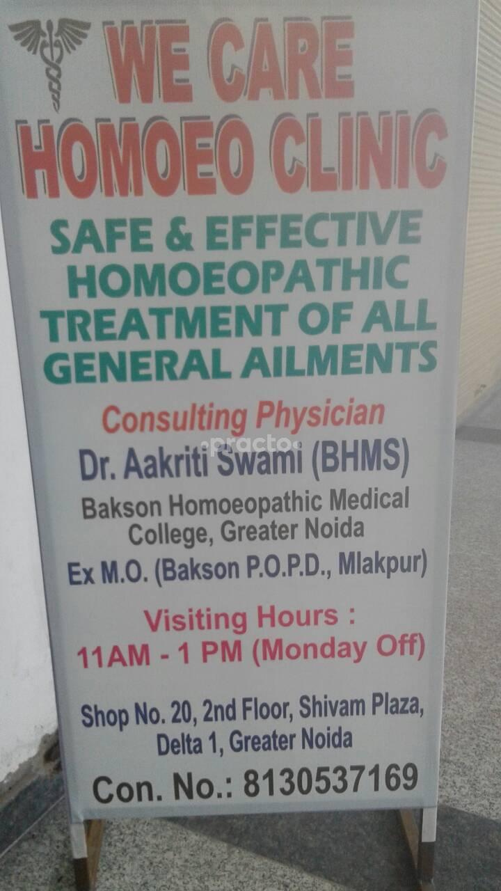 We Care Homoeoclinic Delta I Greater Noida