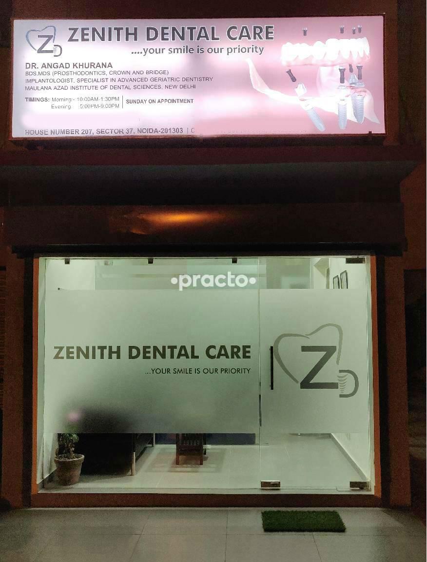 Entrance at Zenith Dental Care Sector 37 Noida