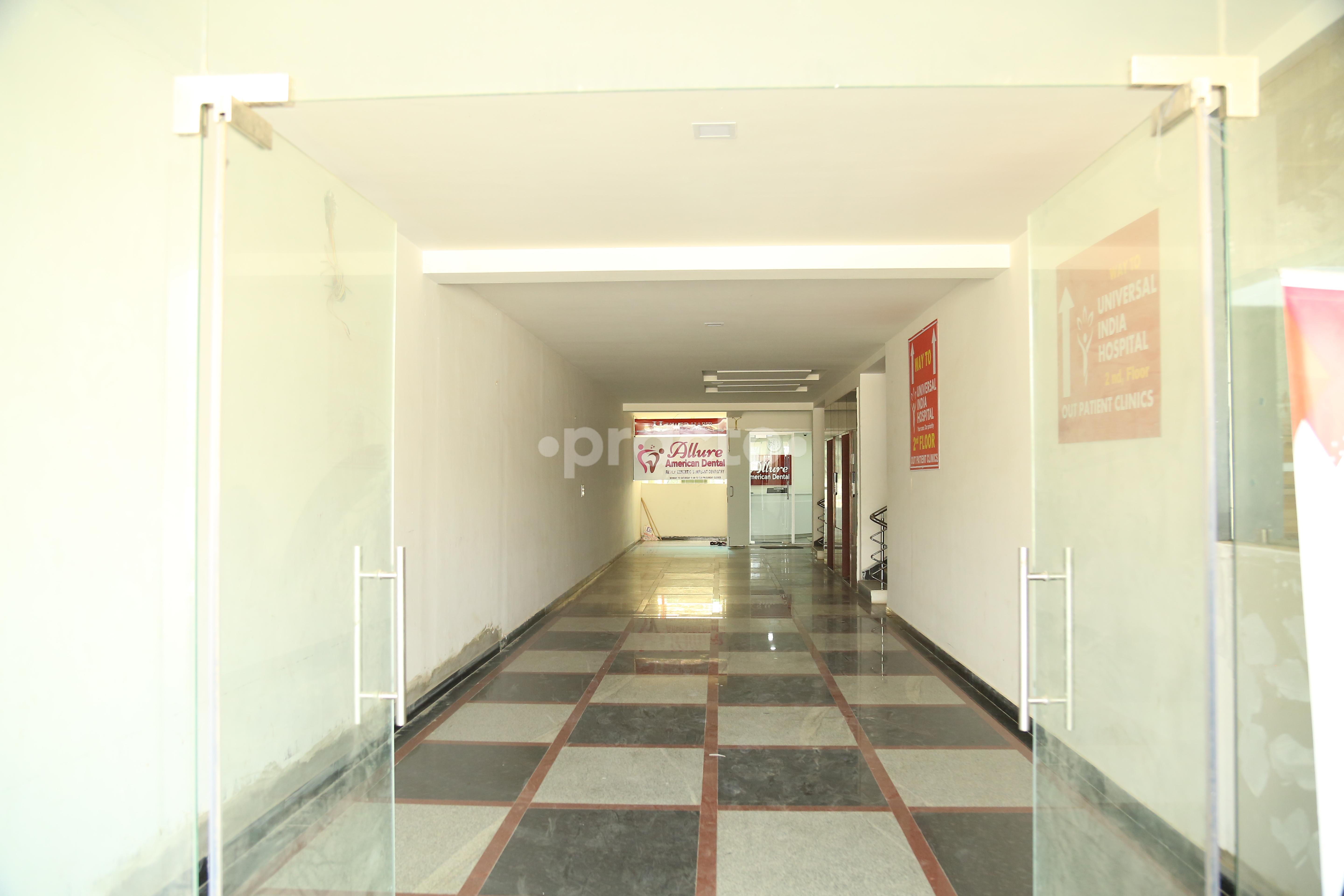 Entrance at Allure American Dental Khajaguda Hyderabad