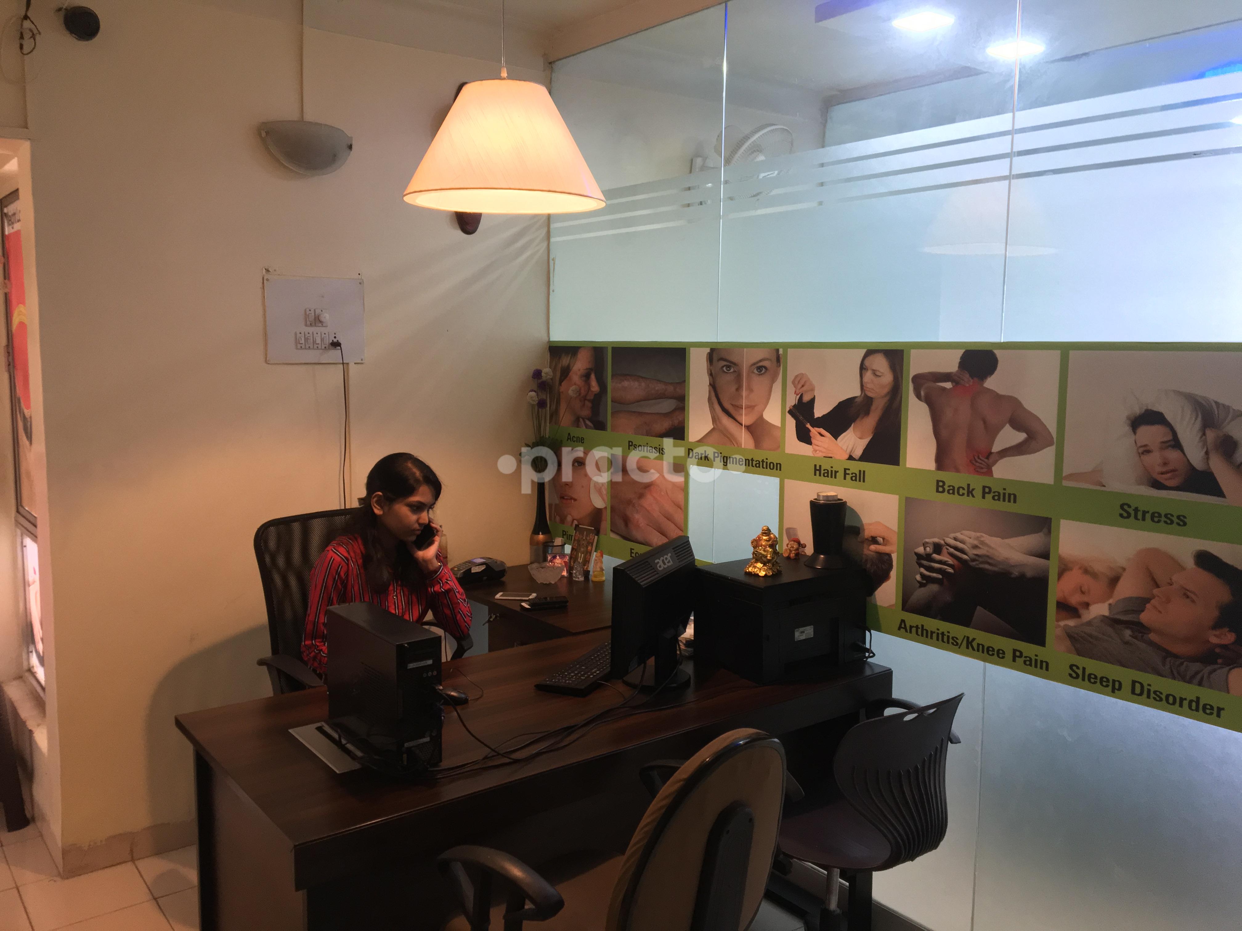 Reception at Dr. Dev Homeopathy Clinic Koregaon Park Pune