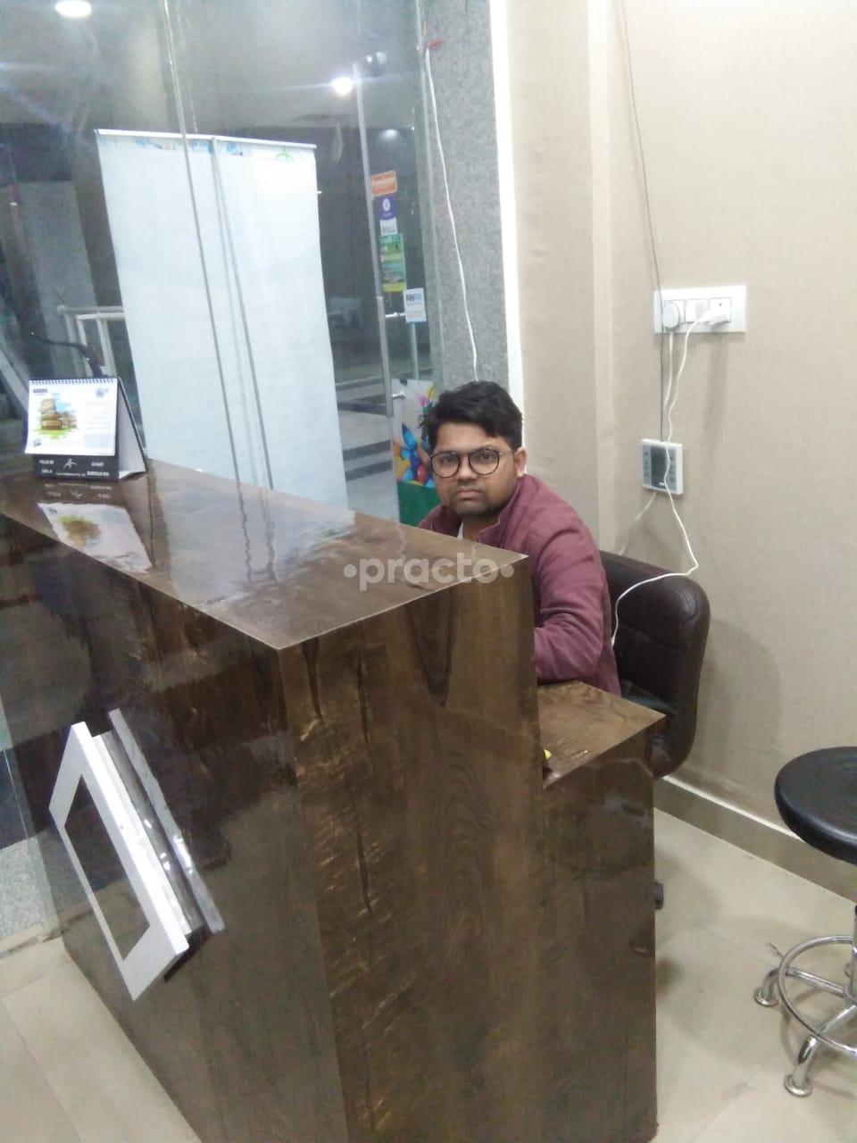 Reception at Opal Care Clinic Greater Noida West Greater Noida