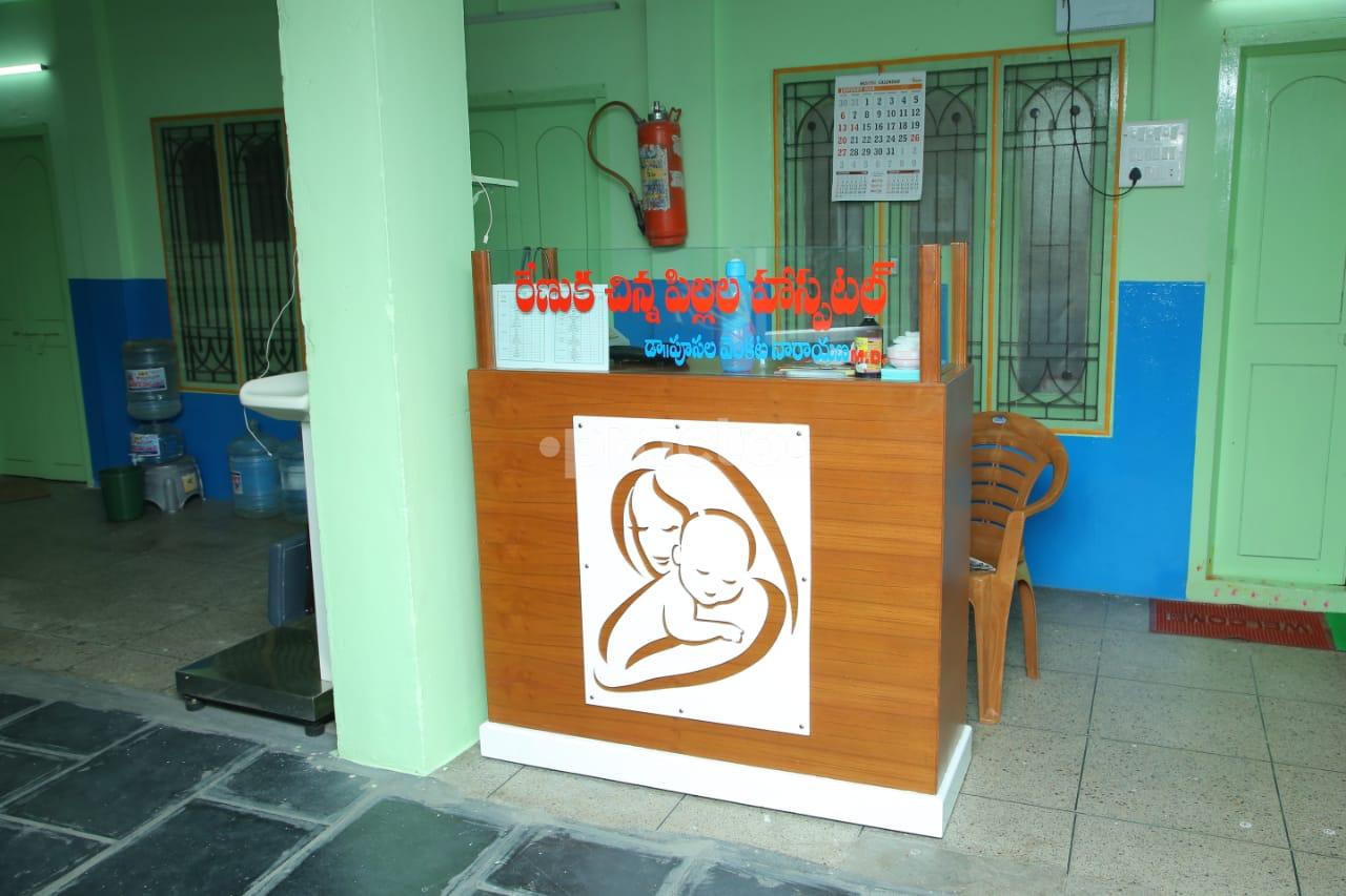 Entrance at Renuka Childrens Hospital Chilakaluripet Guntur