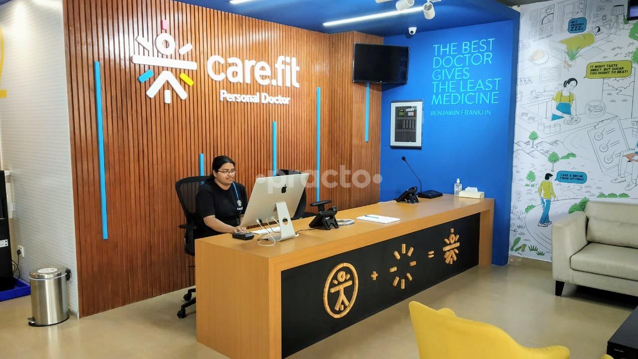 Reception at Carefit Medical And Diagnostic Centre Indiranagar Bangalore