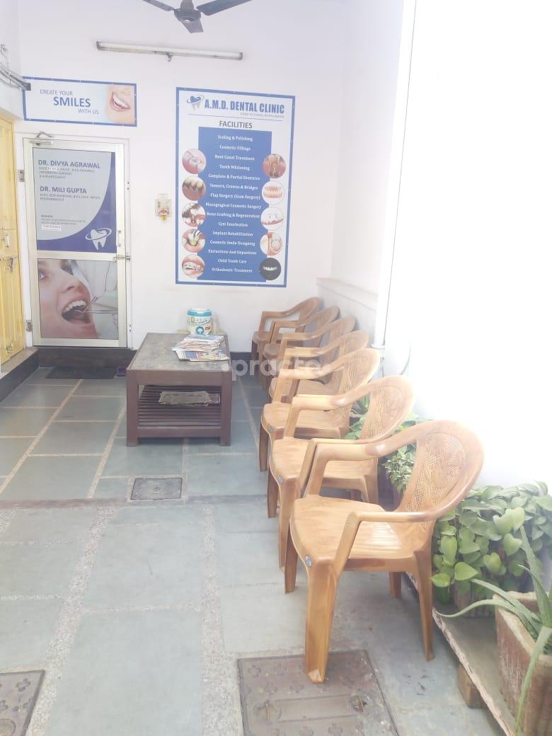 Waiting Area at A M D Dental Clinic Lal Kothi Jaipur
