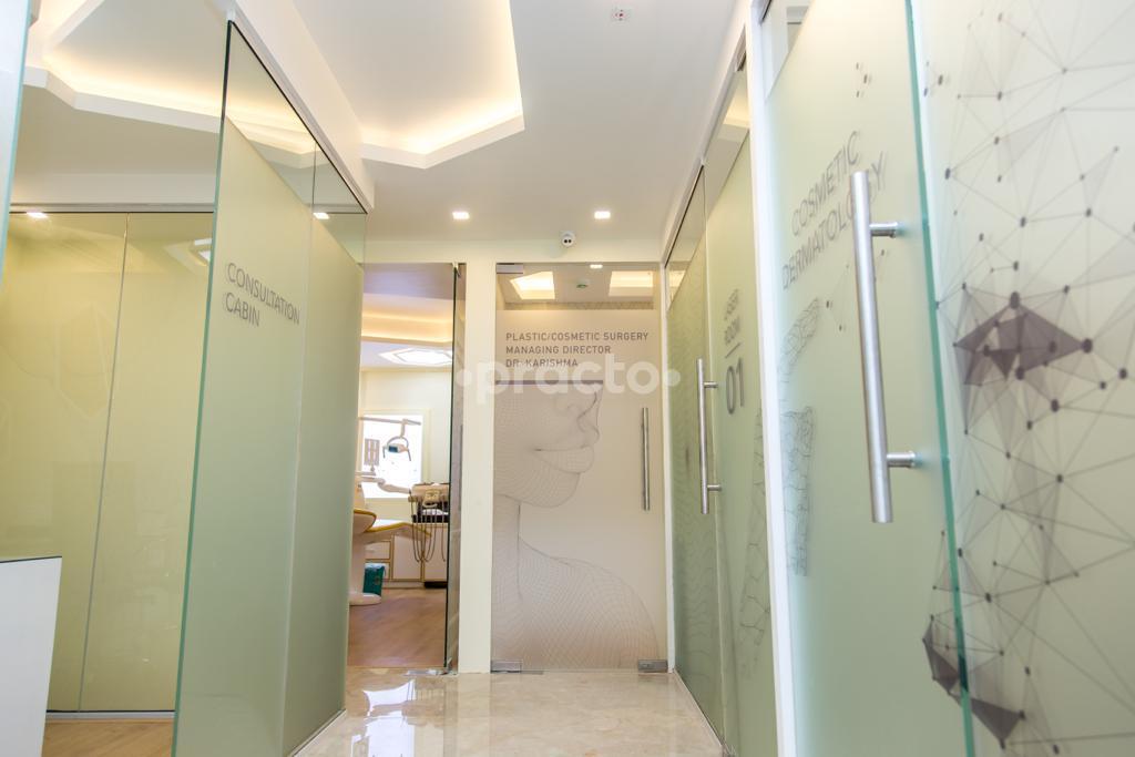 Entrance at Dr. Karishma Aesthetics Indiranagar Bangalore
