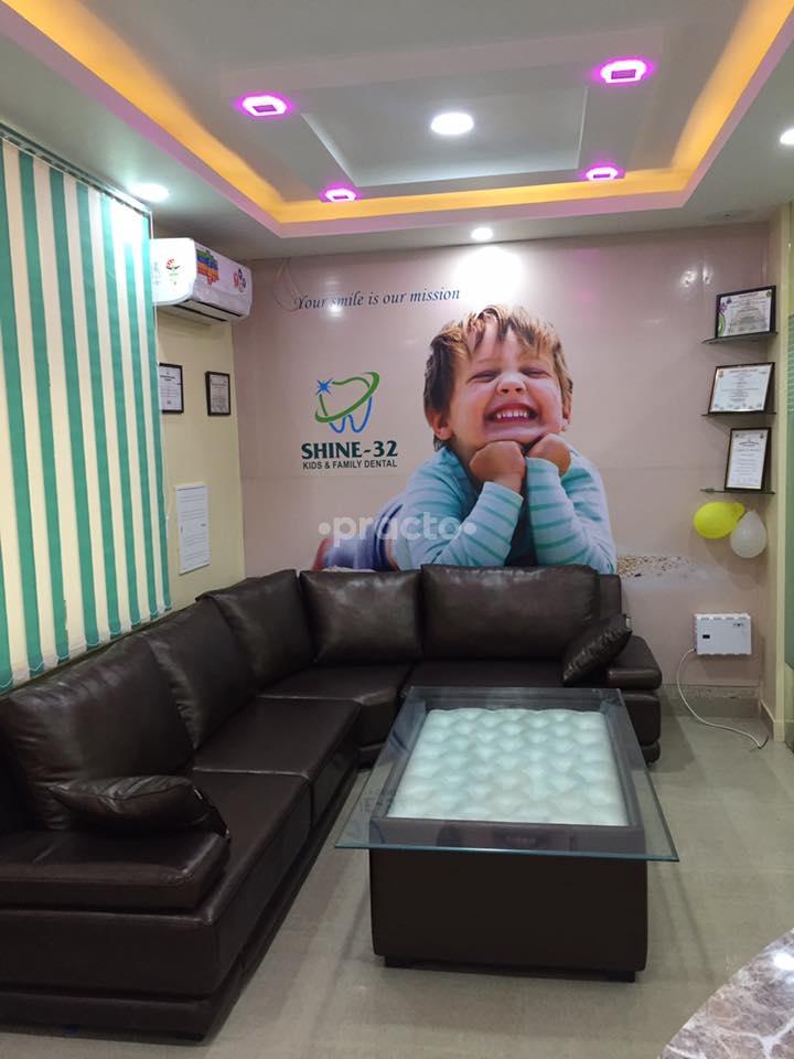 Waiting Area at Shine 32 Dental Chinhat Lucknow
