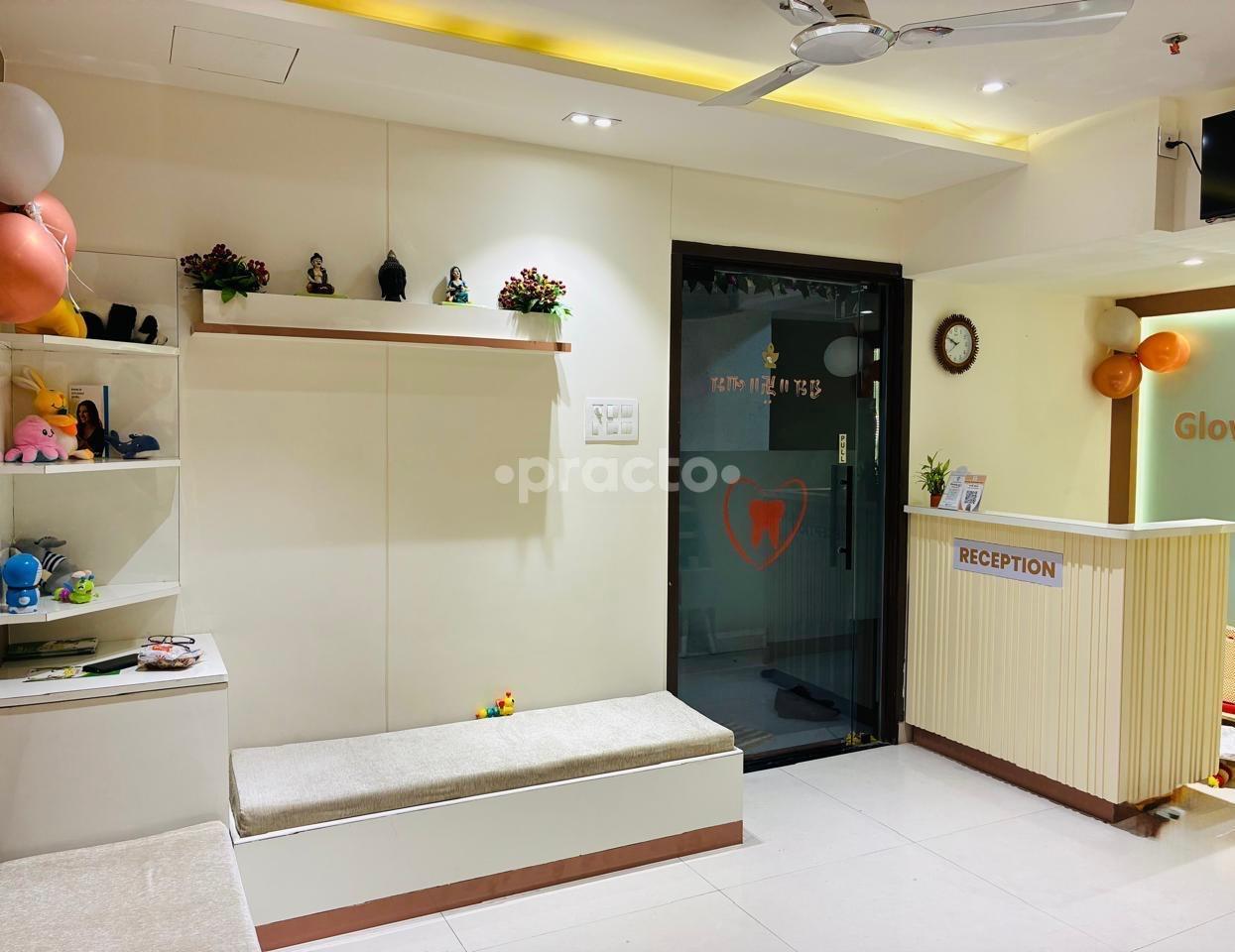 Reception Area at Glowing Smiles Dental Clinic Baner Pune