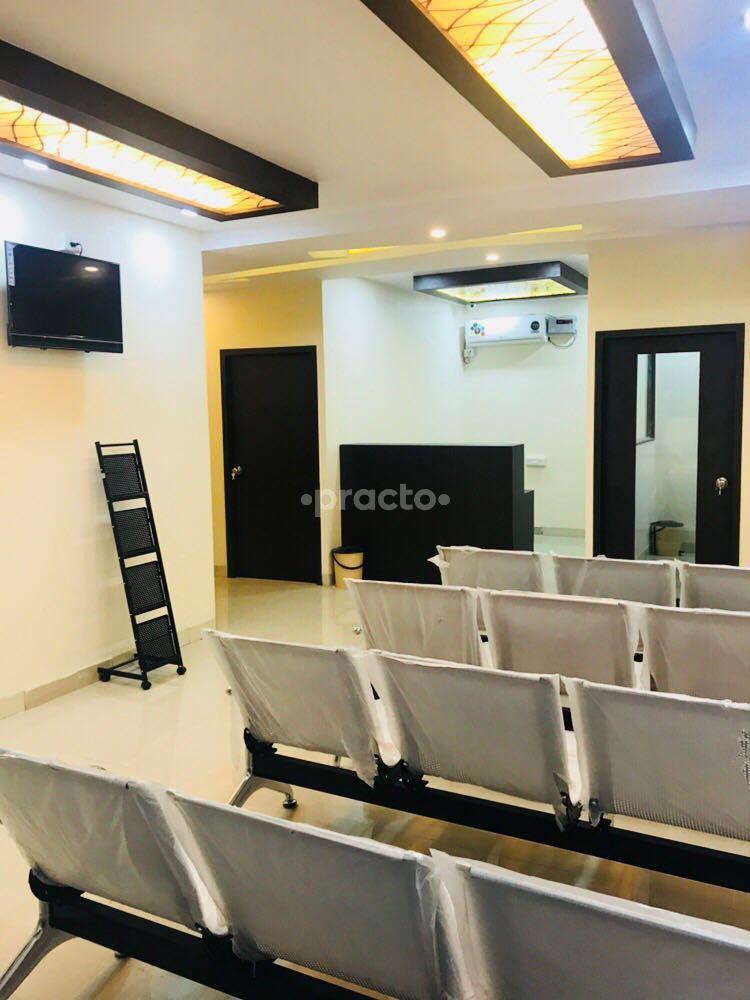 Reception at Derma Hub Clinic Nampally Hyderabad