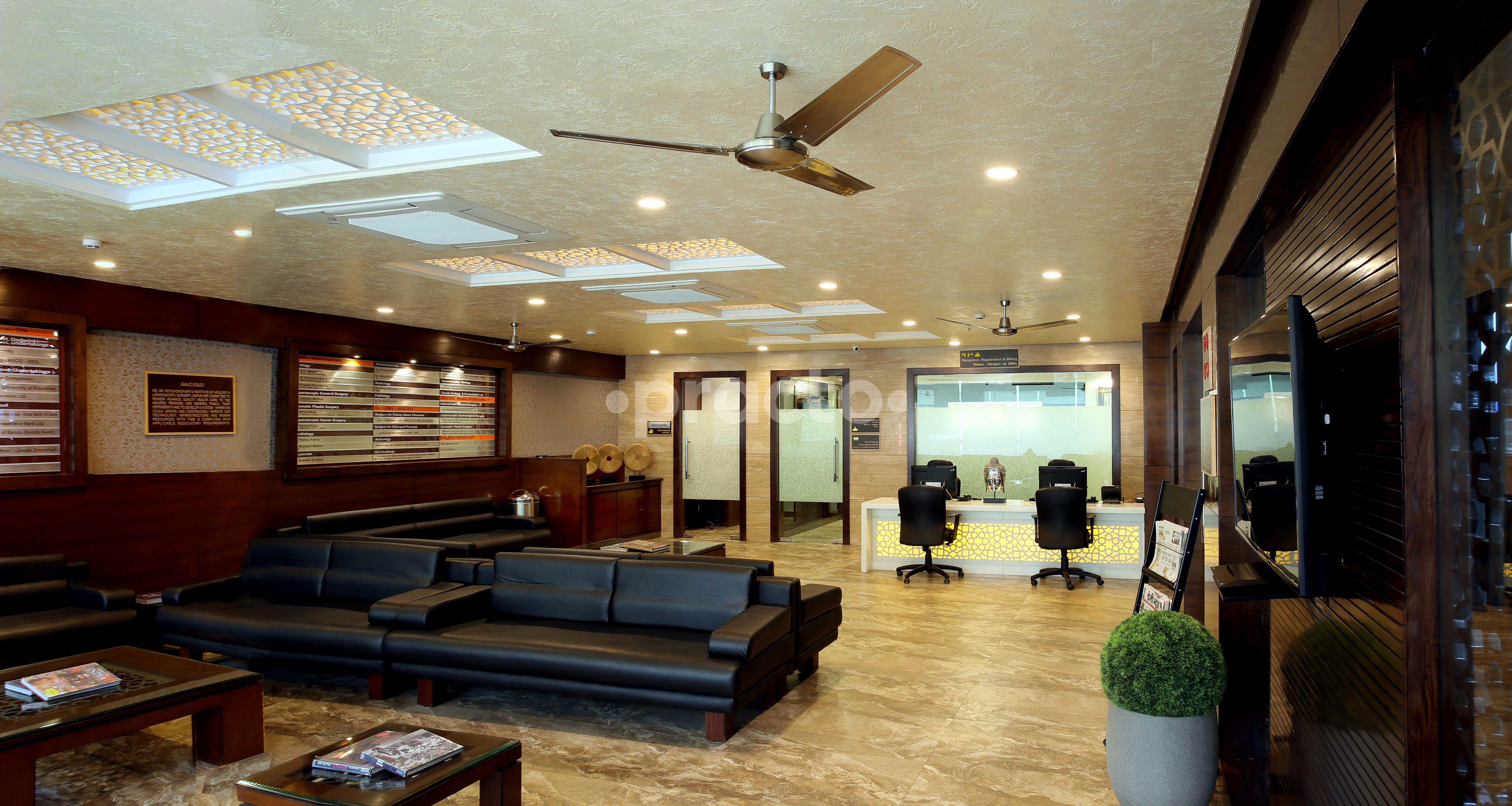 Waiting Area at Institute of cosmetic & plastic surgery C Scheme Jaipur